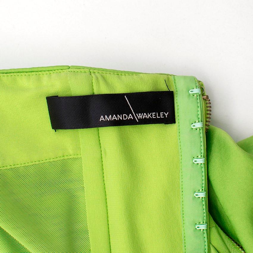 amanda wakeley green dress