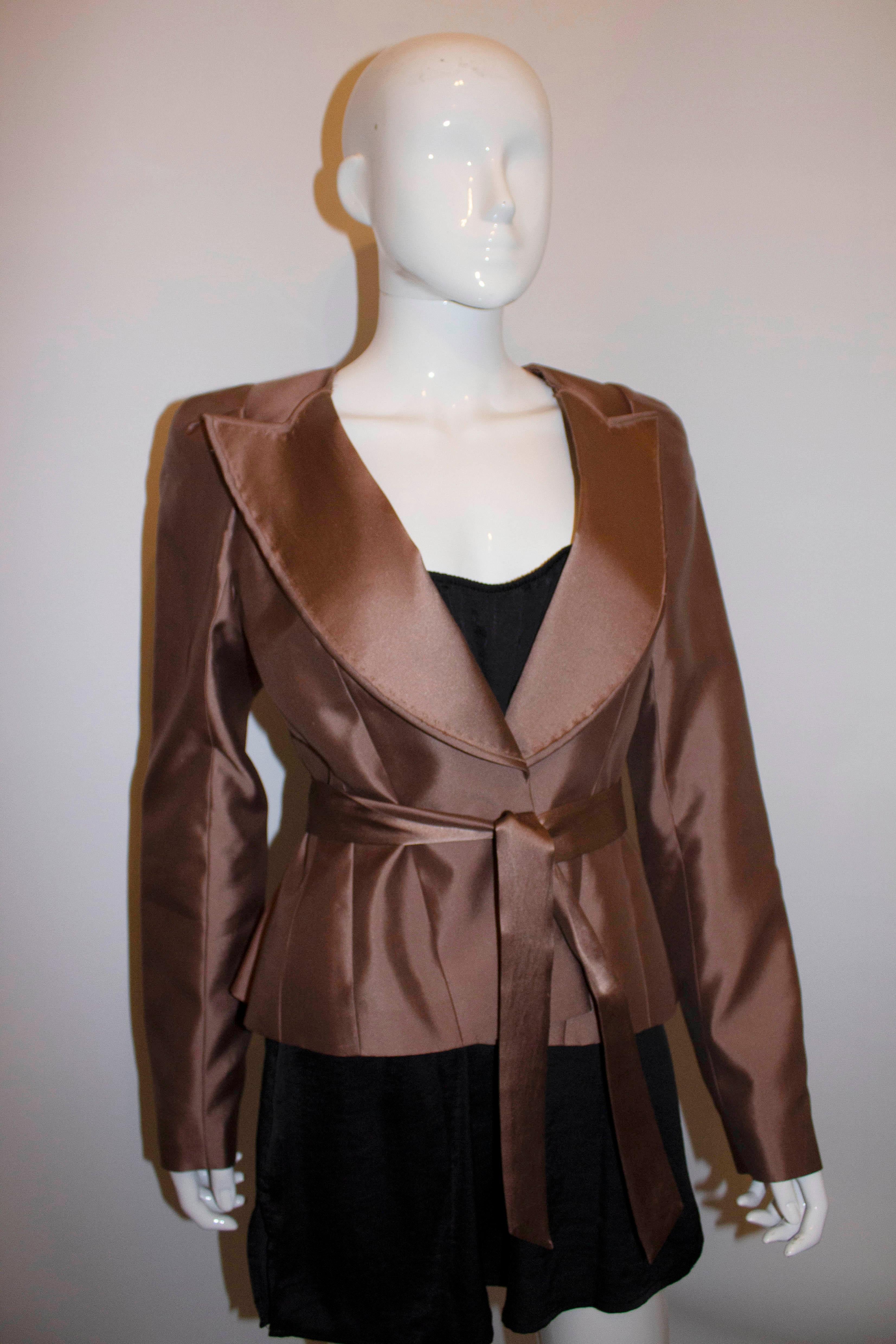 Amanda Wakely Silk Jacket In Good Condition For Sale In London, GB