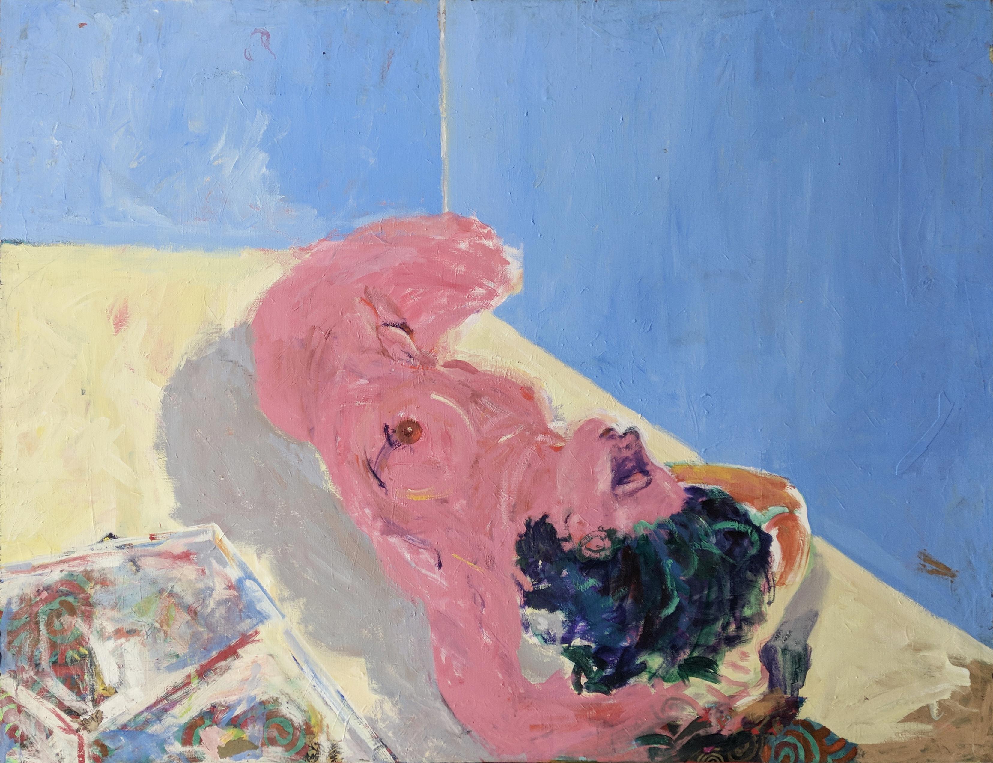 Amanda Watt Nude Painting – SCHLAFZIMMER IN ARBEIT
