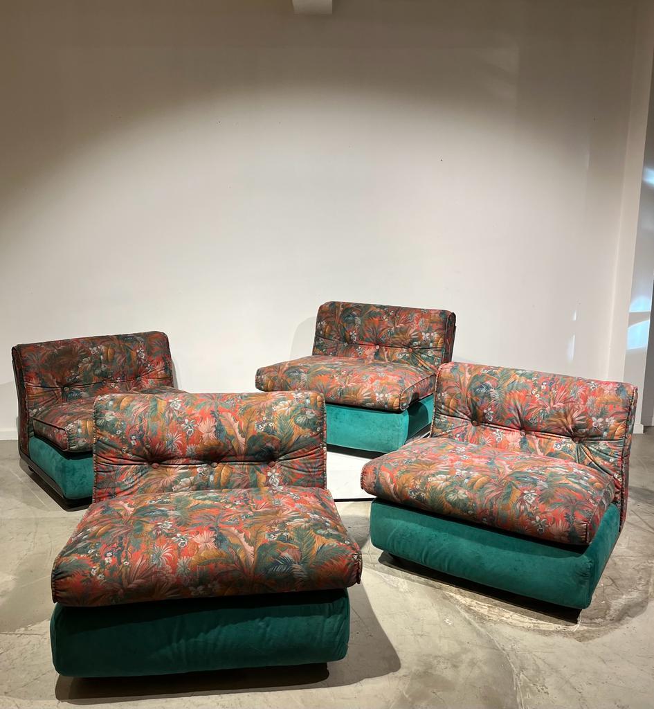 Amanta 4 lounge chairs by Mario Bellini for B&B ITALIA 2