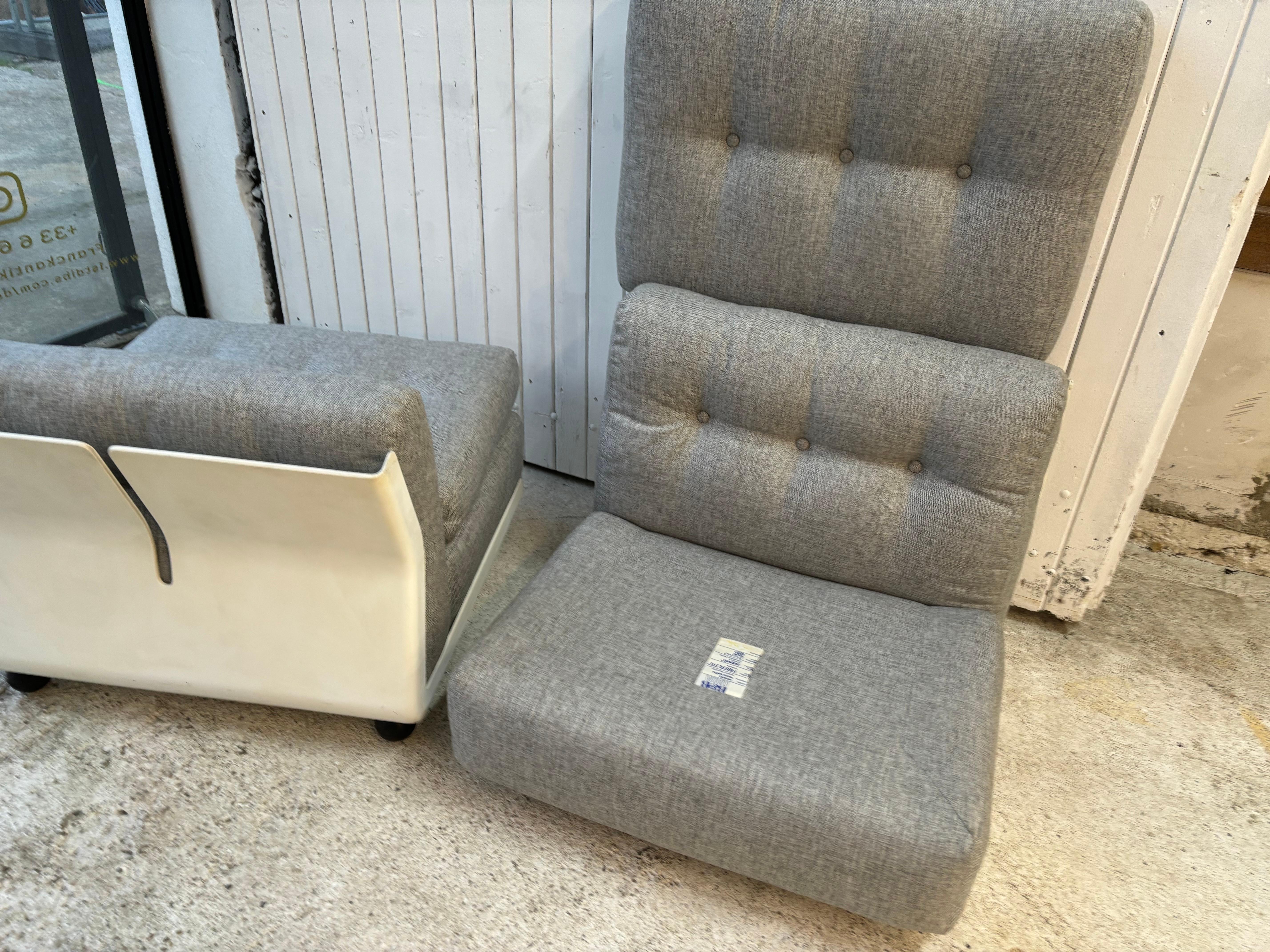Upholstery Amanta Chairs by Mario Bellini, 1970’s