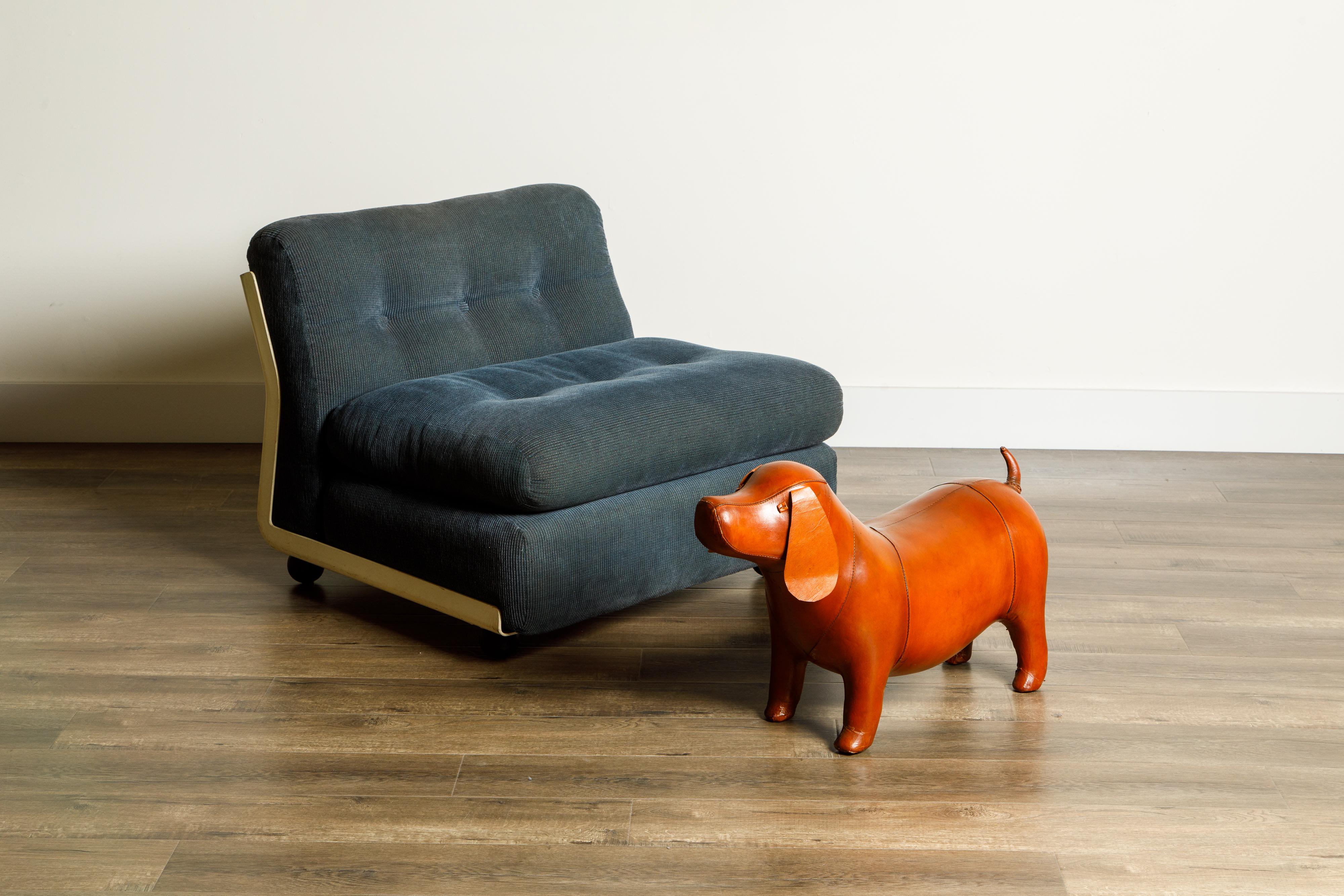 'Amanta' Fiberglass Lounge Chair by Mario Bellini for C&B Italia, c. 1966 Signed 11