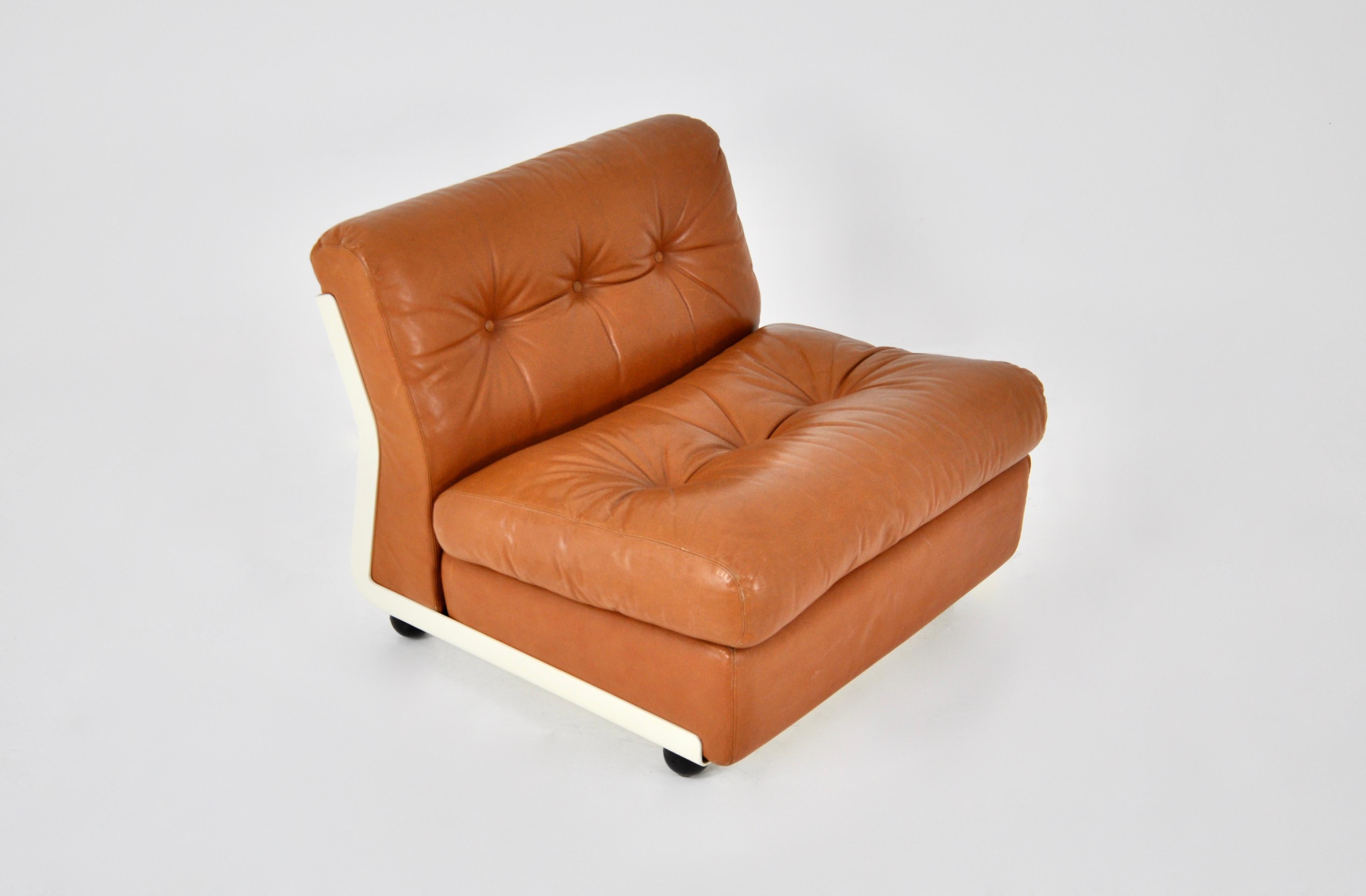 Mid-Century Modern Amanta Lounge chair by Mario Bellini for B&B Italia, 1970s