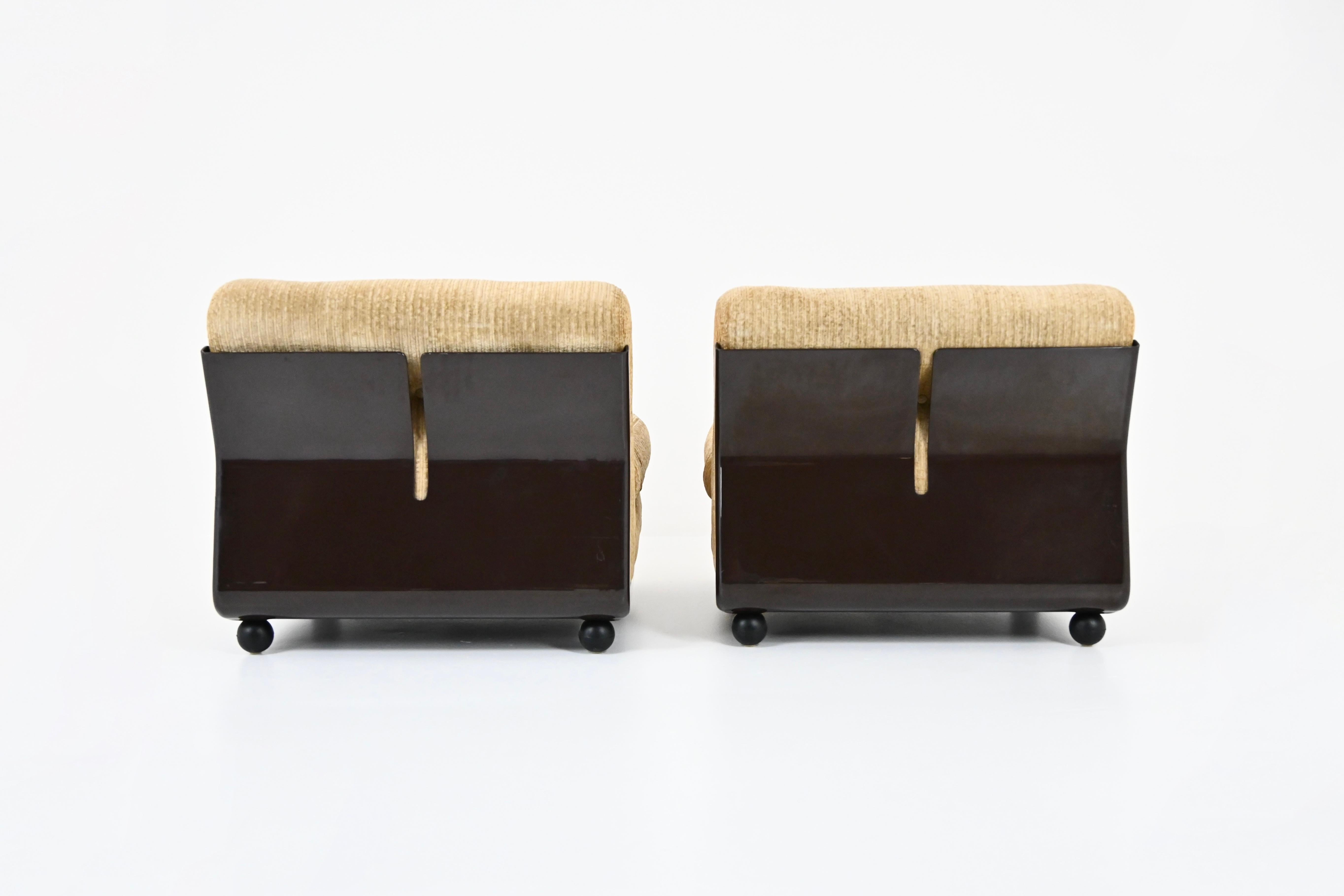 Fauteuils de salonanta de Mario Bellini pour B&B Italia, années 1970, lot de 2 en vente 5