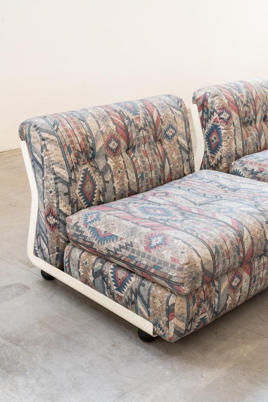 Amanta Lounge Chairs von Mario Bellini für B&B Italia/C B Italia, 1970er Jahre, 2er-Set (Italian) im Angebot