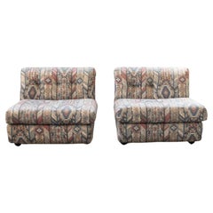 Amanta Lounge Chairs by Mario Bellini for B&B Italia/C B Italia, 1970s, set of 2