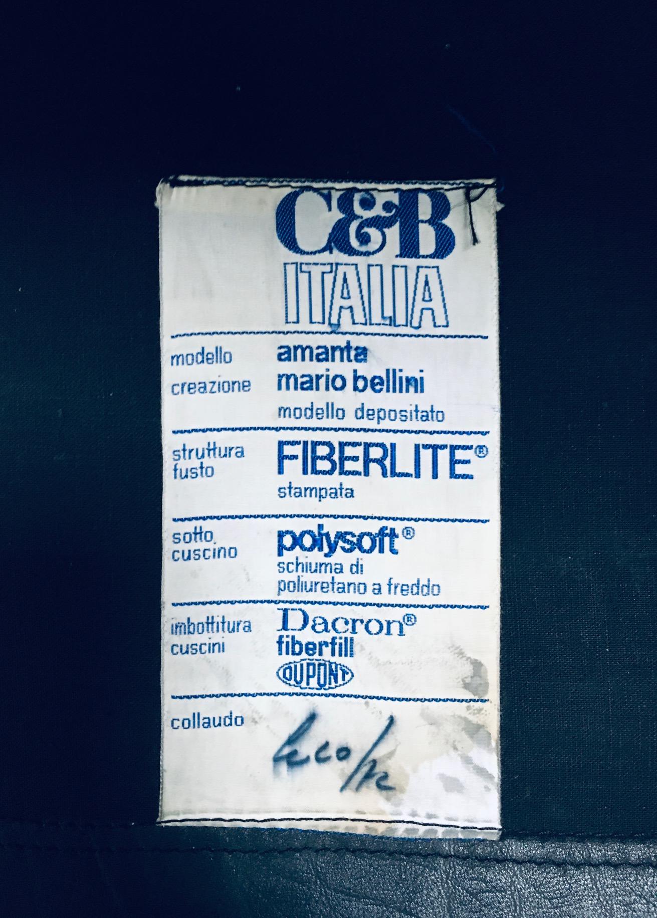 Set di divani modulari AMANTA di Mario Bellini per B&B Italia in vendita 13