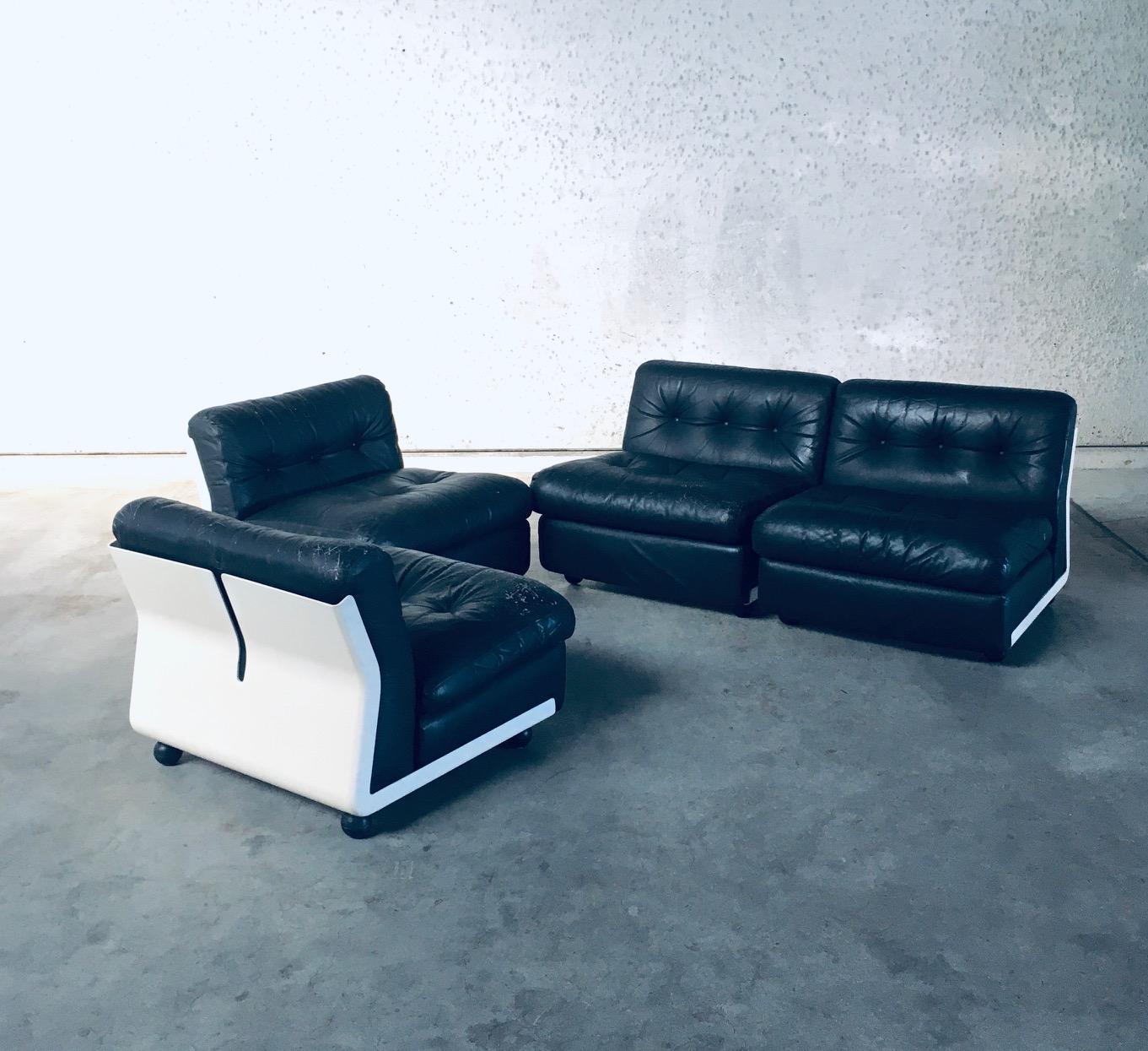 Mid-Century moderno Set di divani modulari AMANTA di Mario Bellini per B&B Italia in vendita