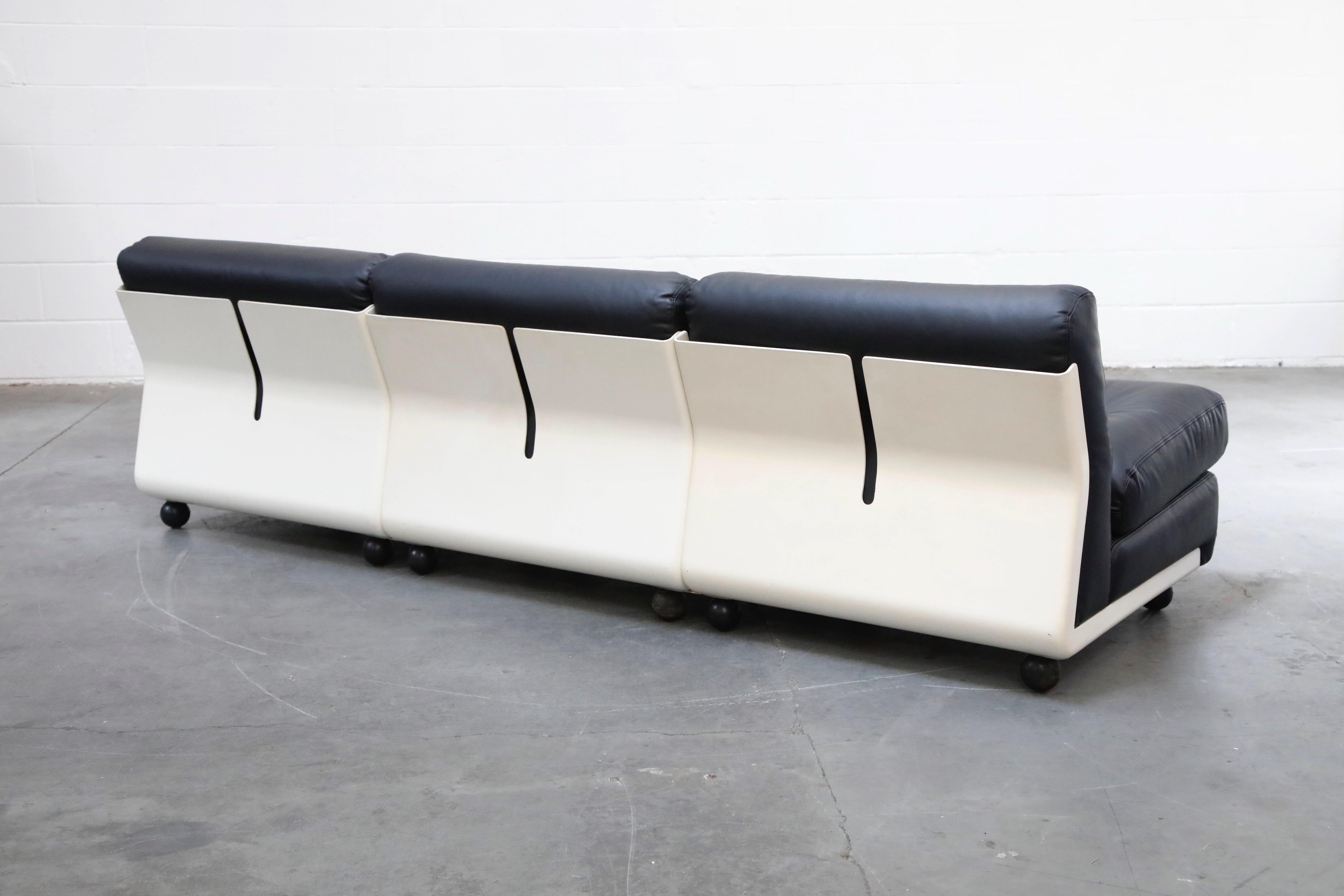 'Amanta' Sectional Lounges by Mario Bellini for C&B Italia, circa 1966, Signed In Good Condition In Los Angeles, CA