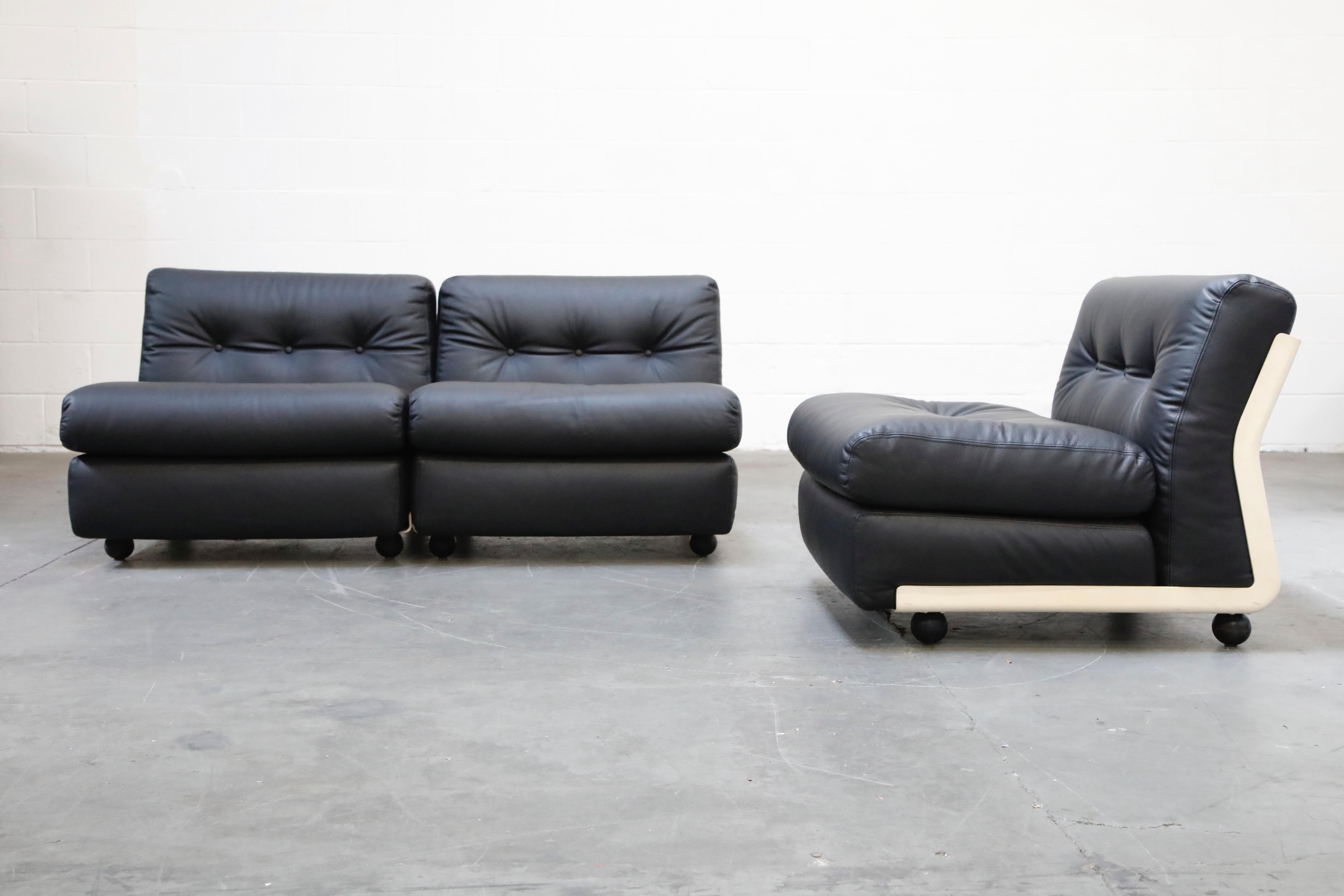 Mid-20th Century 'Amanta' Sectional Lounges by Mario Bellini for C&B Italia, circa 1966, Signed
