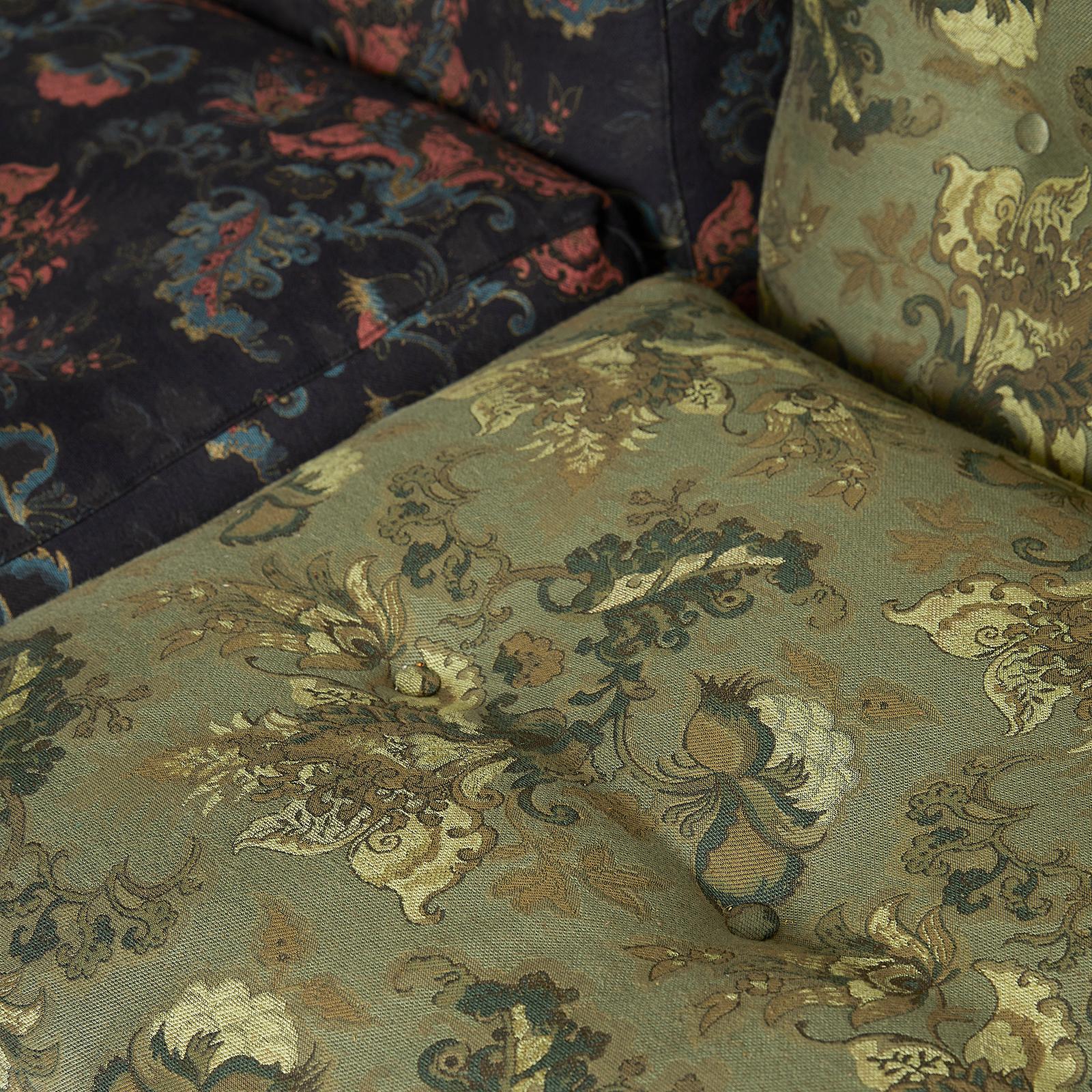 Amanta Set of 3 Armchairs by B&B/ C&B Italia, 1970s - PERSEPHONE Noir, Verdigris 1