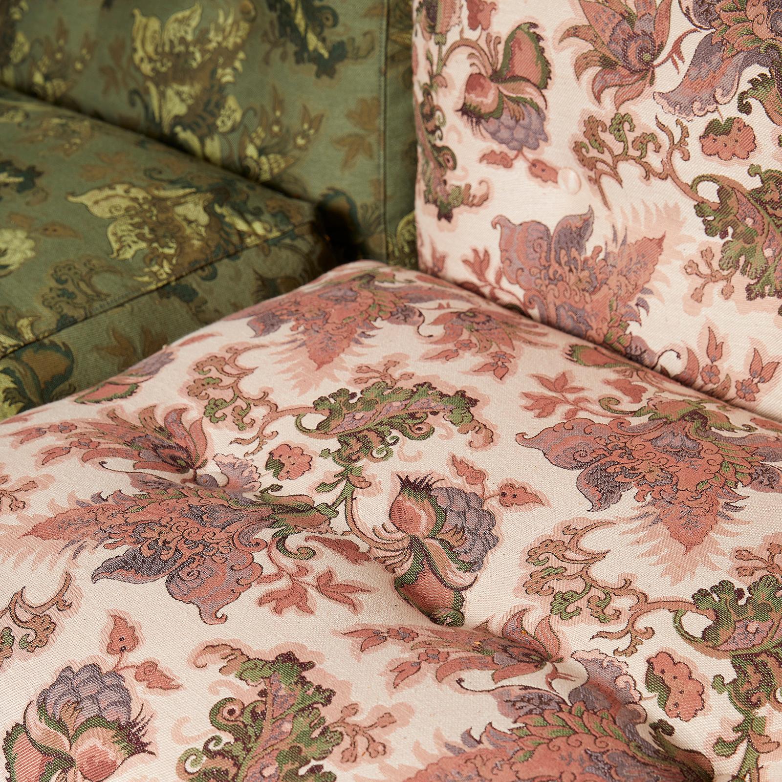 Amanta Set of 3 Armchairs by B&B/ C&B Italia, 1970s - PERSEPHONE Noir, Verdigris 2