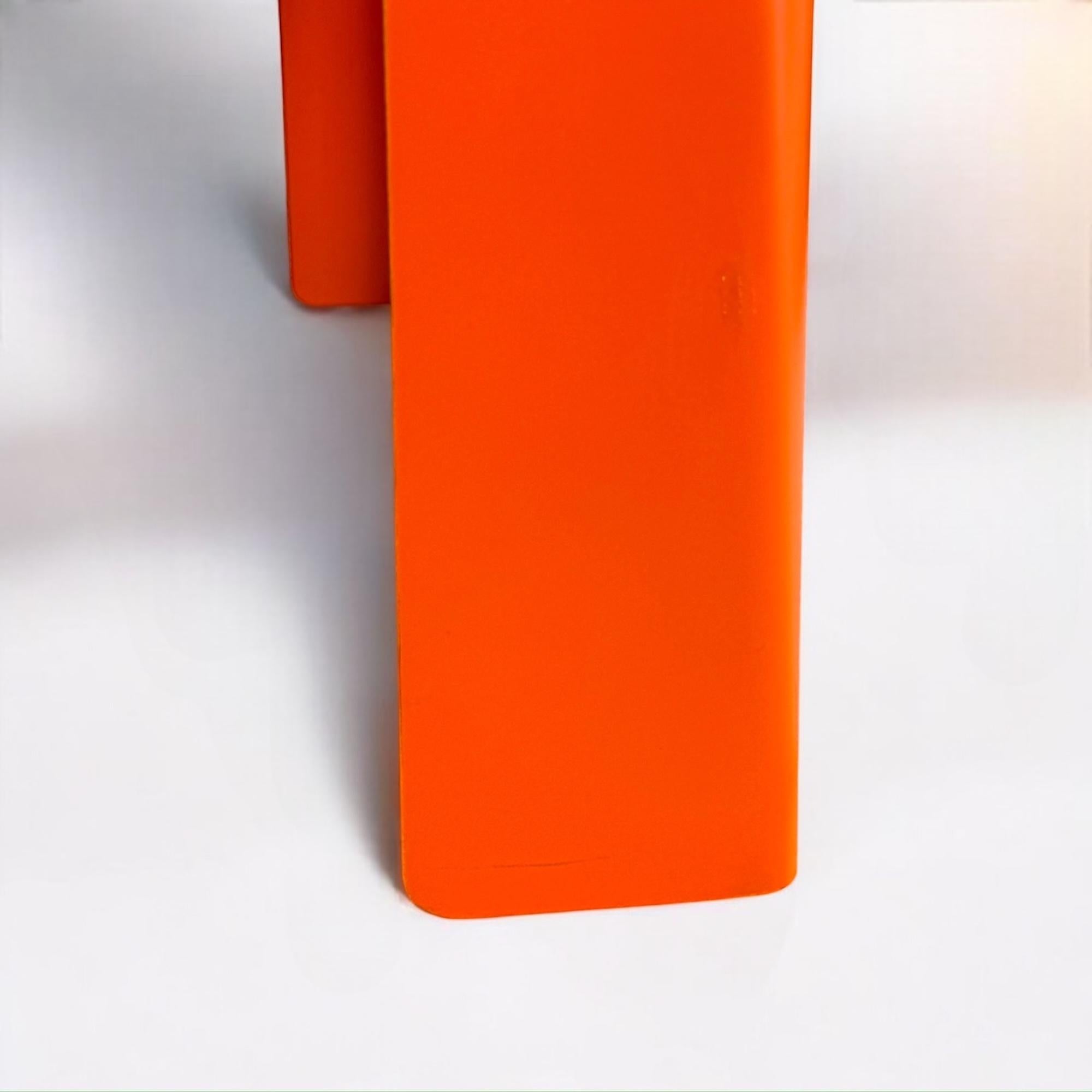 Amanta Table by Mario Bellini for C&B Italia - Orange Fiberglass, 1960/70s 1