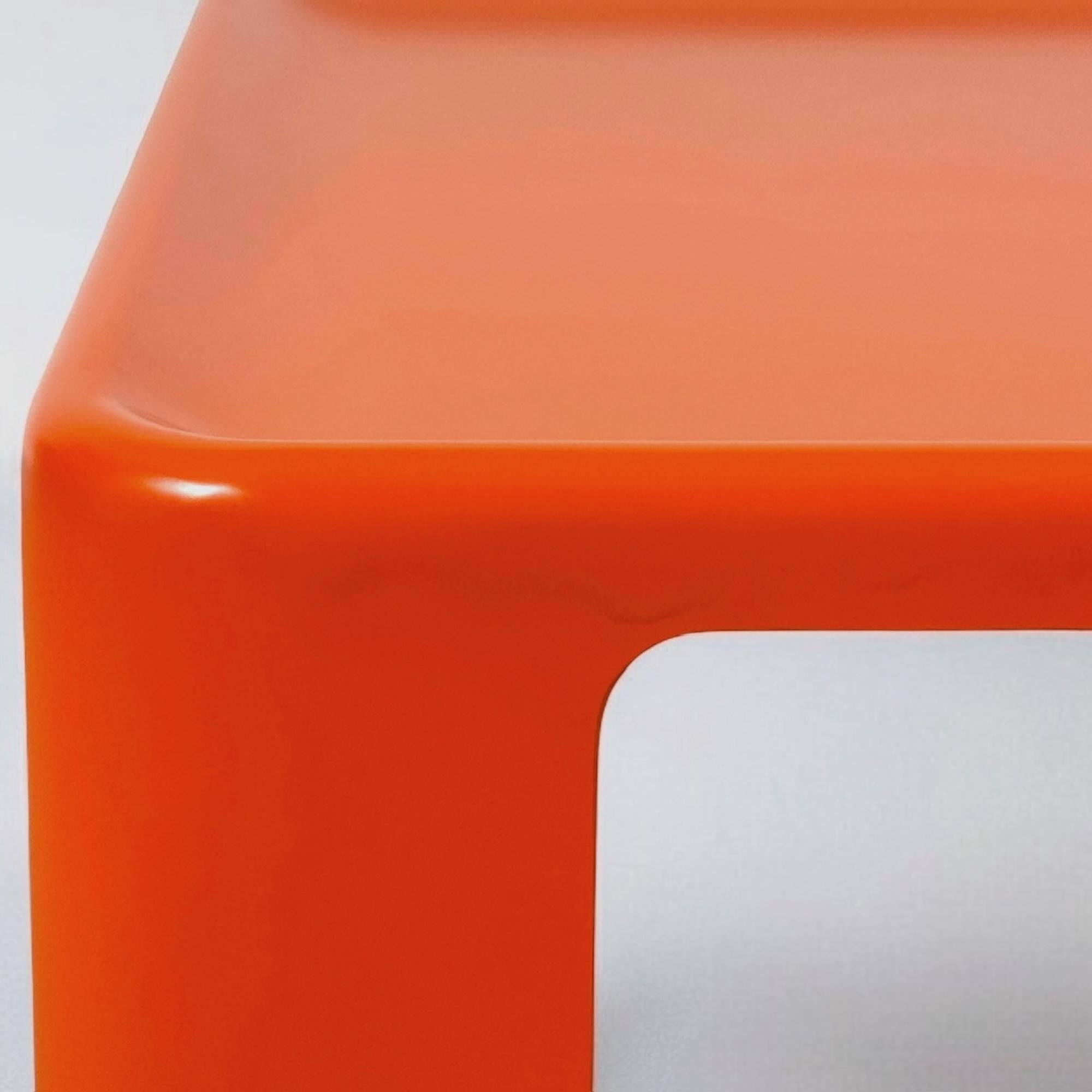 Amanta Table by Mario Bellini for C&B Italia - Orange Fiberglass, 1960/70s 3
