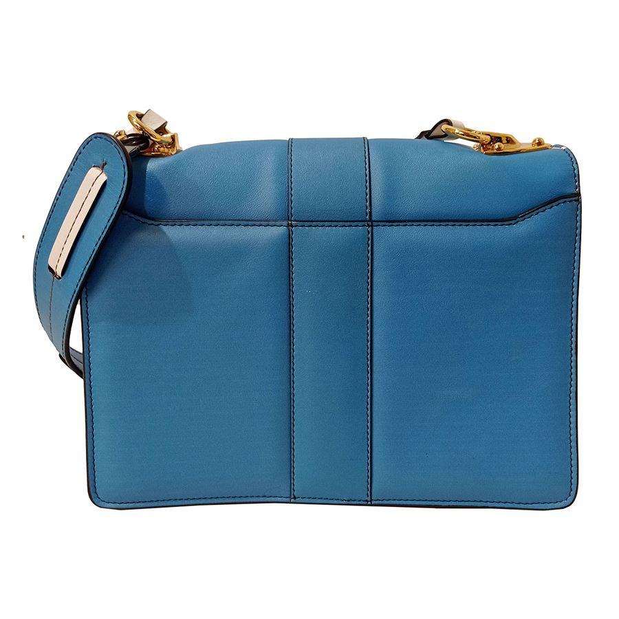 Leather Azure color Afrioca theme Can be carried on shoulder External pocket Internal suede in soft pink Double compartment Internal pocket Cm 23 x 17 x 9 (9 x 6,6 x 3,54 inches) With dustabg Original price euro 950
