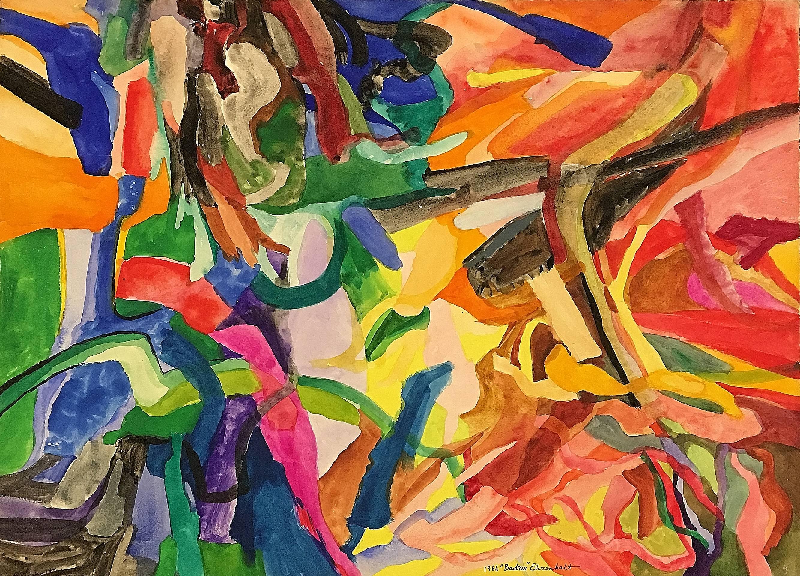 Amaranth Ehrenhalt Abstract Painting - Badrew