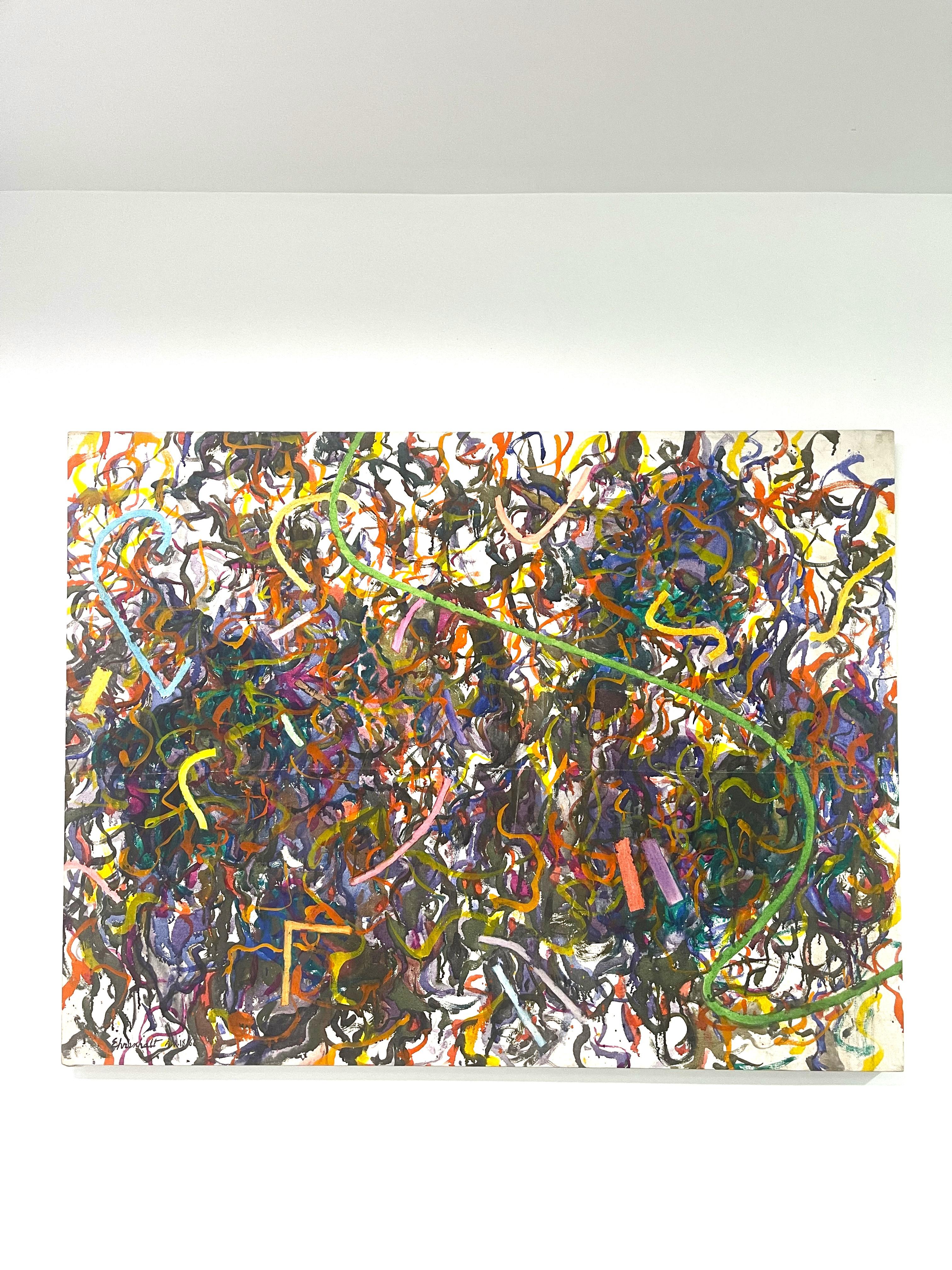 Spaghetti Western - Abstract Expressionist Painting by Amaranth Ehrenhalt
