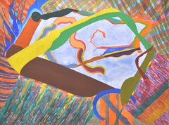 Ohne Titel, Amaranth Ehrenhalt, Frau Abstrakter Expressionist, Malerei Leinwand 1966