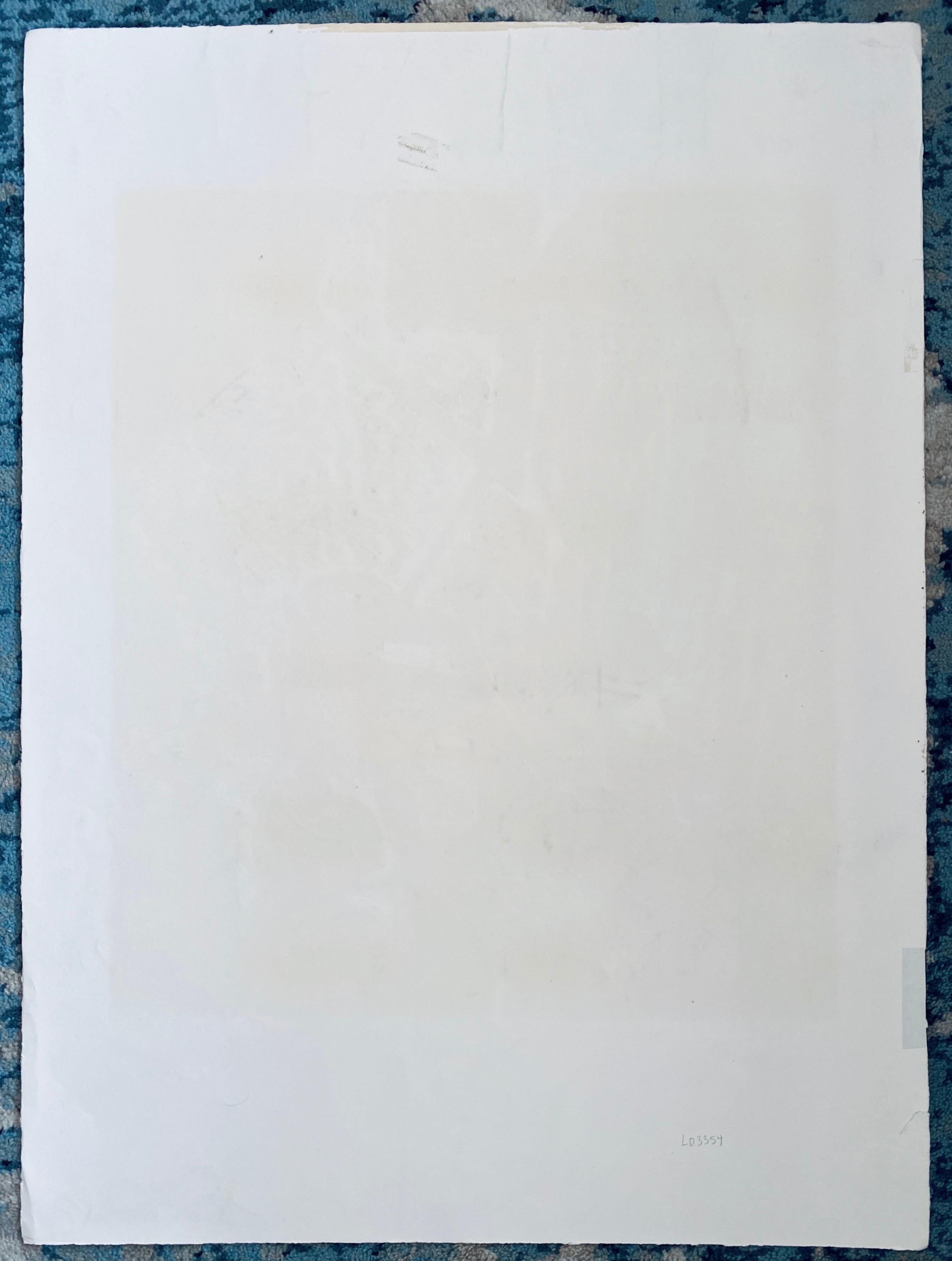 Color Embossed Lithograph Print New York Abstract Expressionist Woman Artist For Sale 5