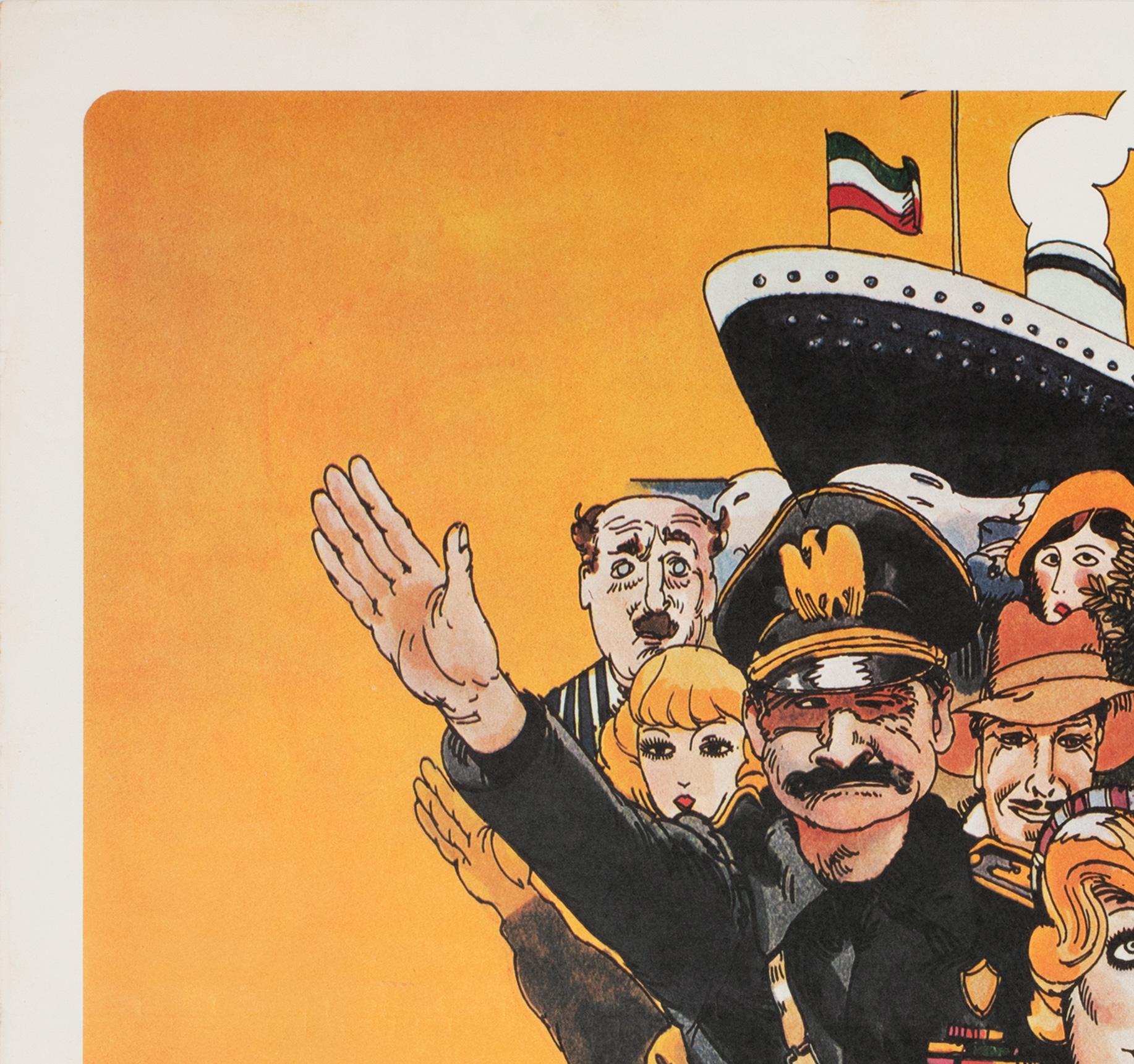 Giapponese Amarcord 1974 Poster cinematografico giapponese B2, Giuliano Geleng in vendita
