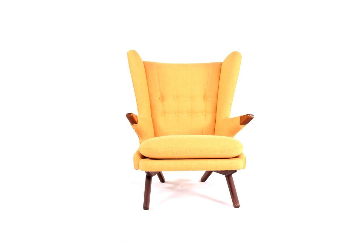 Fabric Svend Skipper Lounge Chair, Model 91. Papa Bear Style Chair