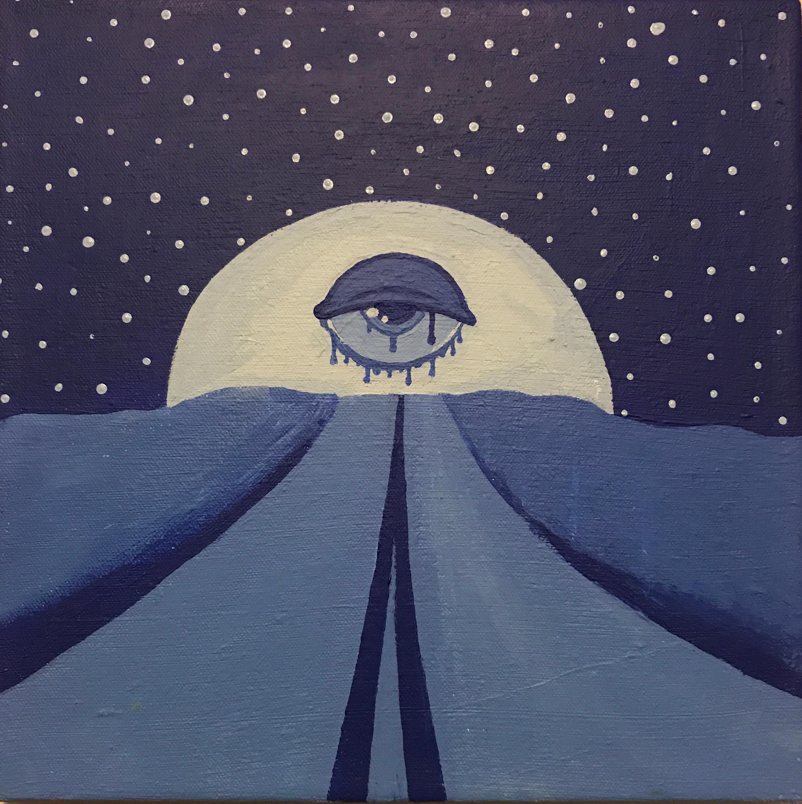 Road To The Eye – Painting von Amari Jade