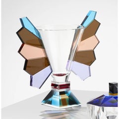 Amarillo Vase Hand-Crafted, Fine Crystal