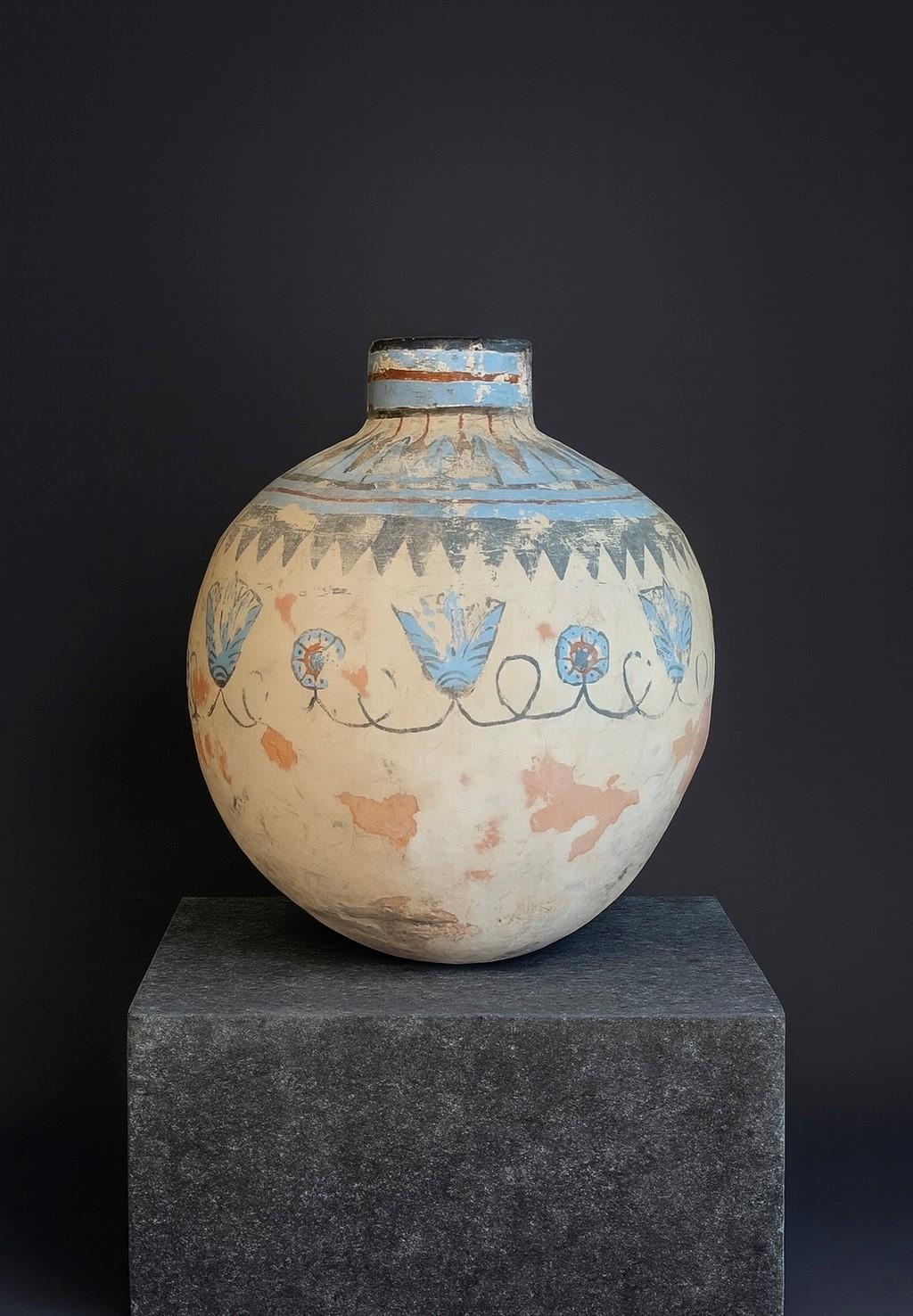 Egizio Vaso d'acqua di Amarna Lotus in vendita