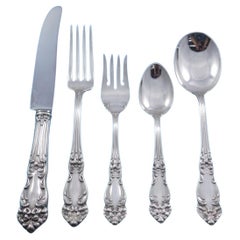 Amaryllis by Reed & Barton Sterling Silver Flatware Set 8 Service 43 pcs Dinner