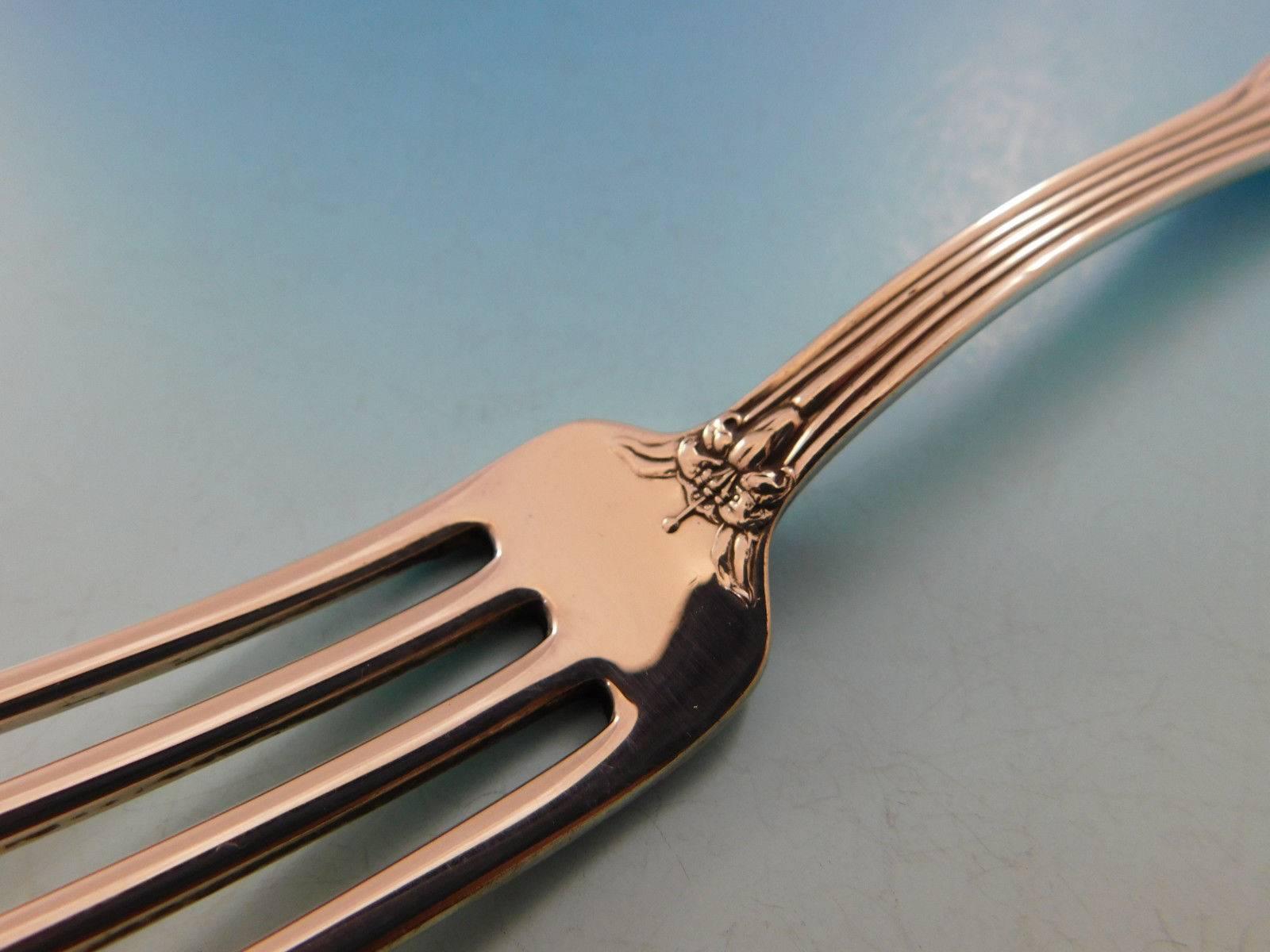 Amaryllis by Reed & Barton Sterling Silver Flatware Set Service 39-Piece Dinner In Excellent Condition In Big Bend, WI