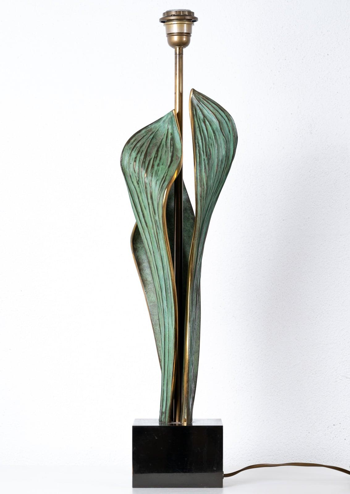 Mid-Century Modern Lampe de bureau modèle Amaryllis de Chrystiane Charles pour Maison Charles en vente