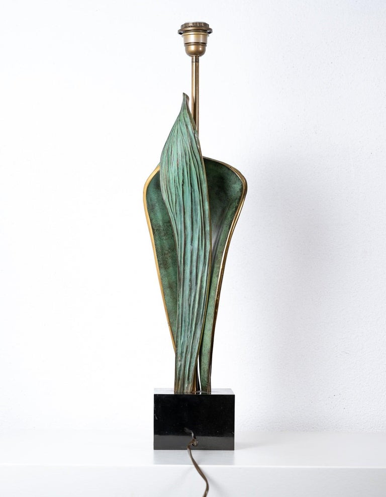 Late 20th Century Amaryllis Model Table Lamp by Chrystiane Charles for Maison Charles For Sale