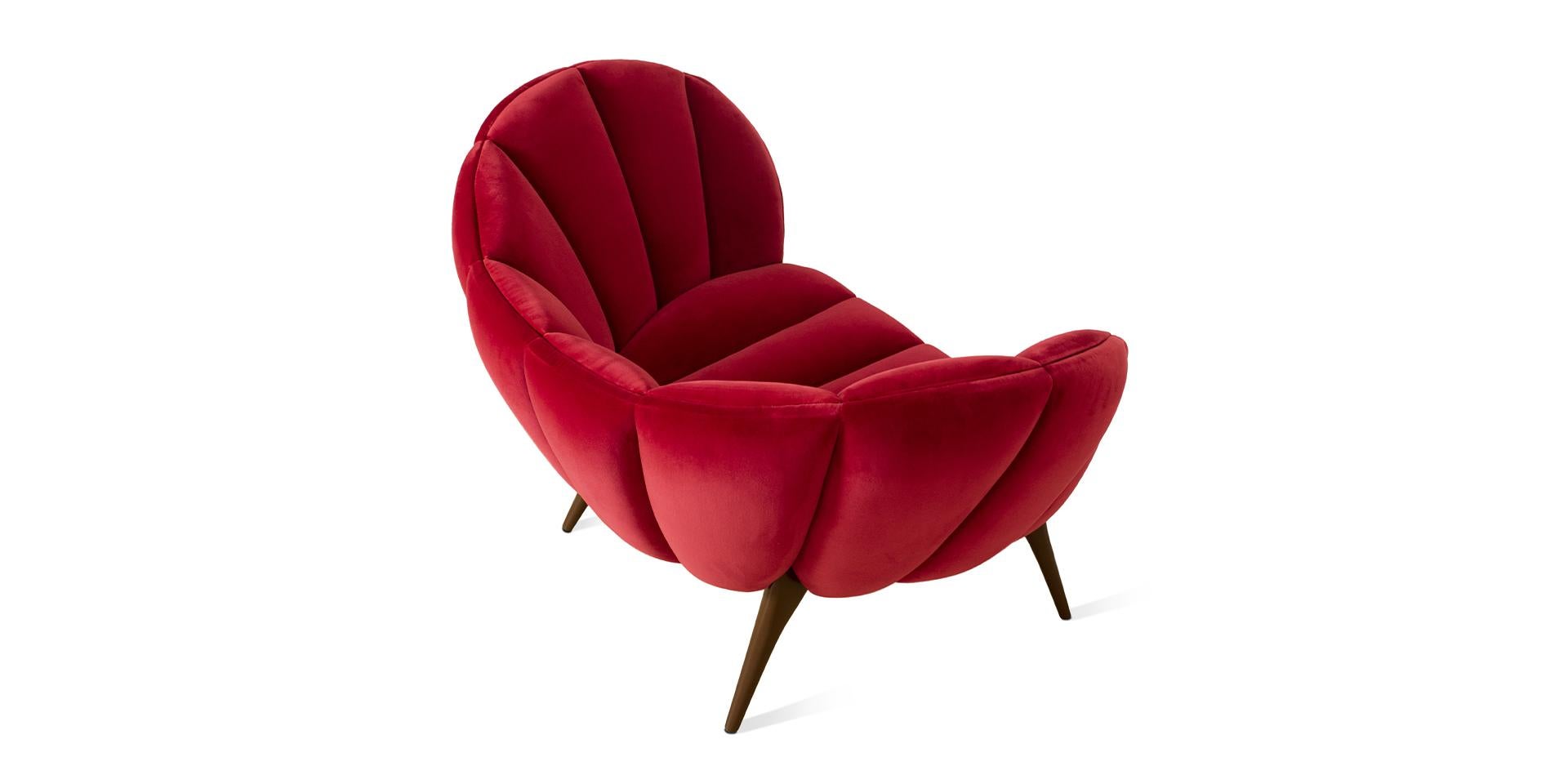 Hand-Crafted Amasunzu Armchair by Alma De Luce For Sale