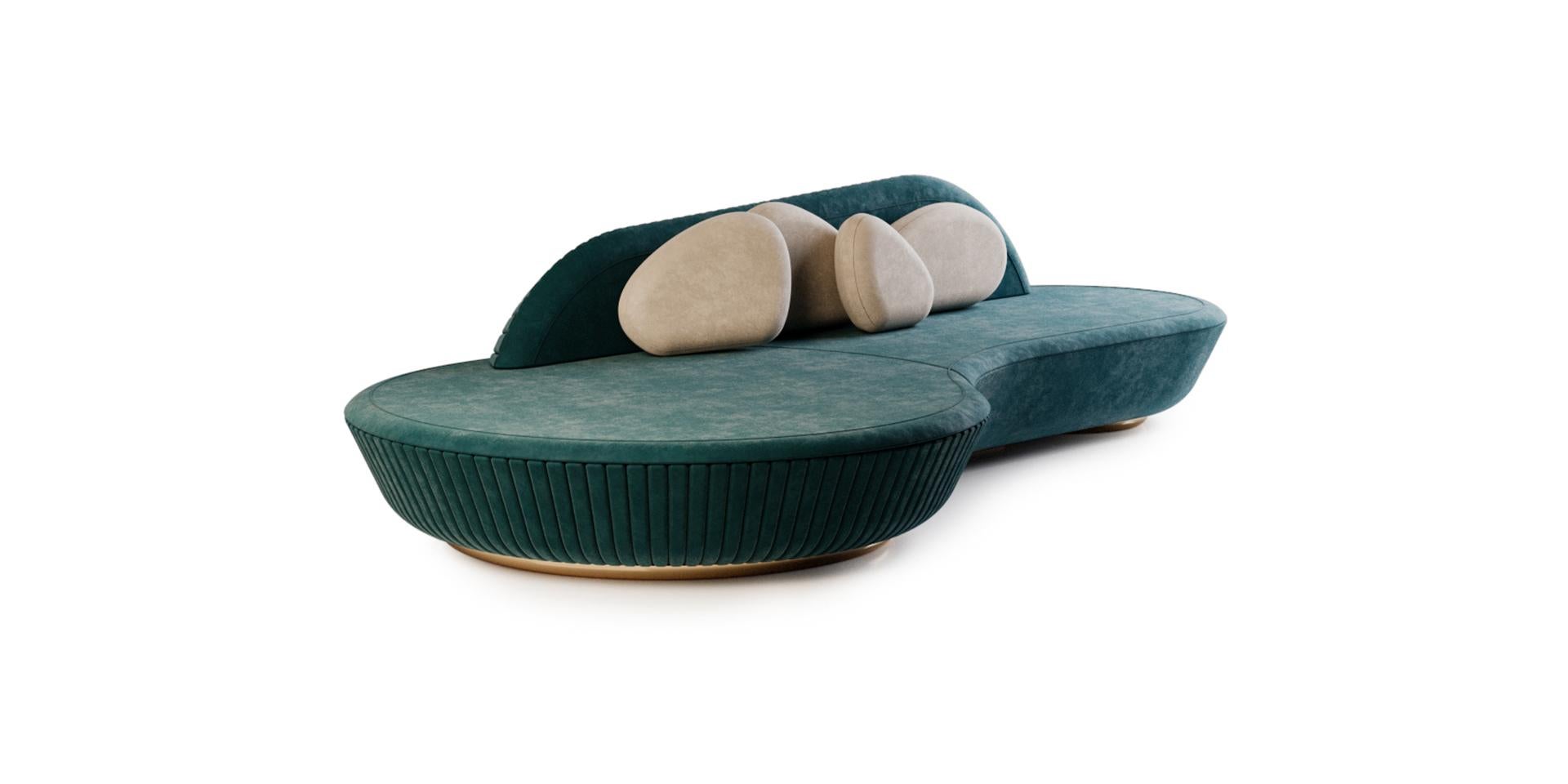 Hand-Crafted Amaterasu Sofa by Alma De Luce For Sale