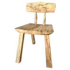 „Amateur Chair“, handgefertigter Ahorn-Akzentstuhl aus Ahornholz