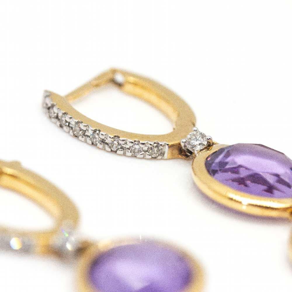 Orecchini AMATIS in oro rosa e diamanti In condizioni Nuovo in vendita a Barcelona, CT