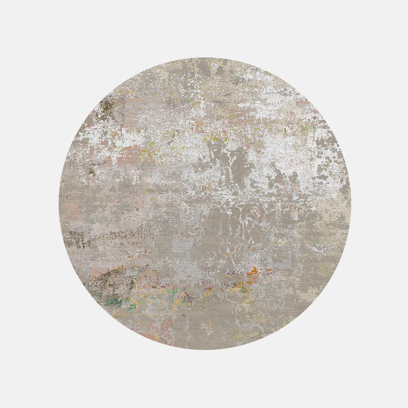 Noué à la main Tapis Amato Nayer Parma by HENZEL STUDIO en vente