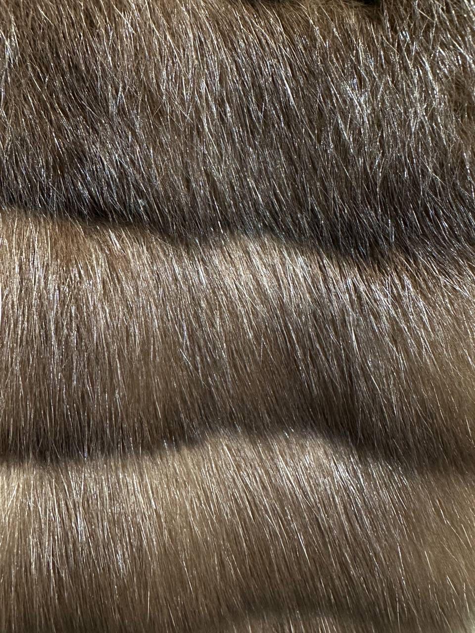 Chaqueta de abrigo sin mangas de piel de marta Amato Talla Pequeña (42) en Bueno estado para la venta en Krakow, PL