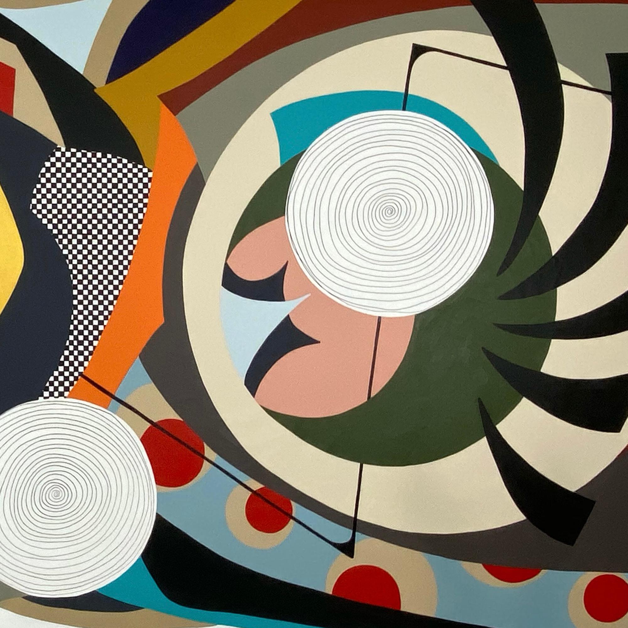 Dreamland - Abstract Painting Marrone di Amauri Torezan