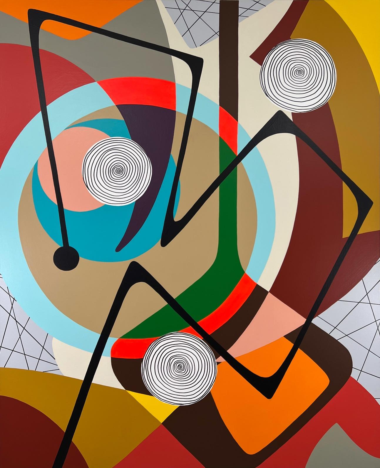 Amauri Torezan Abstract Painting - Music to my eyes