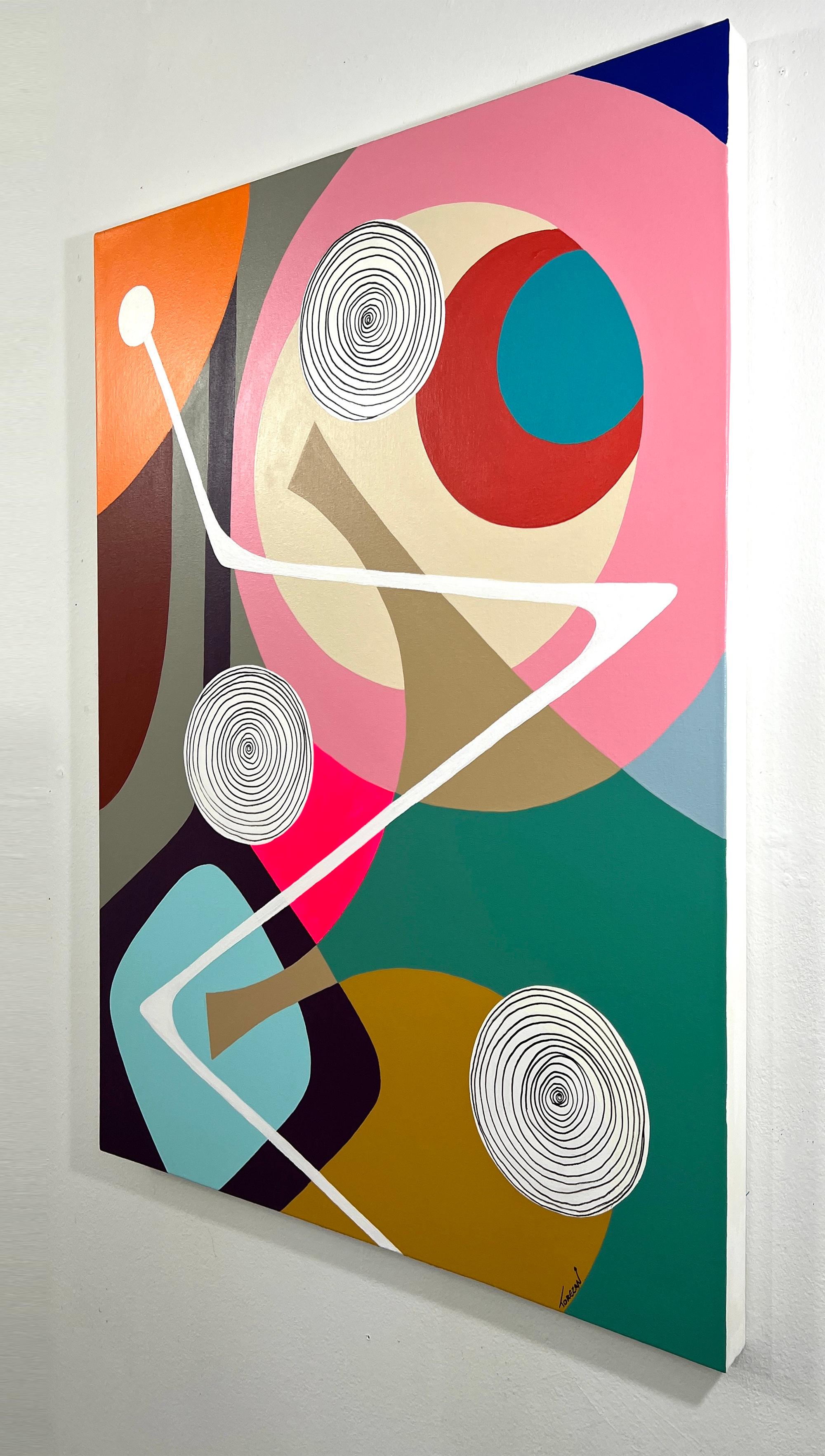 Prossimità 17 - Abstract Painting Beige di Amauri Torezan