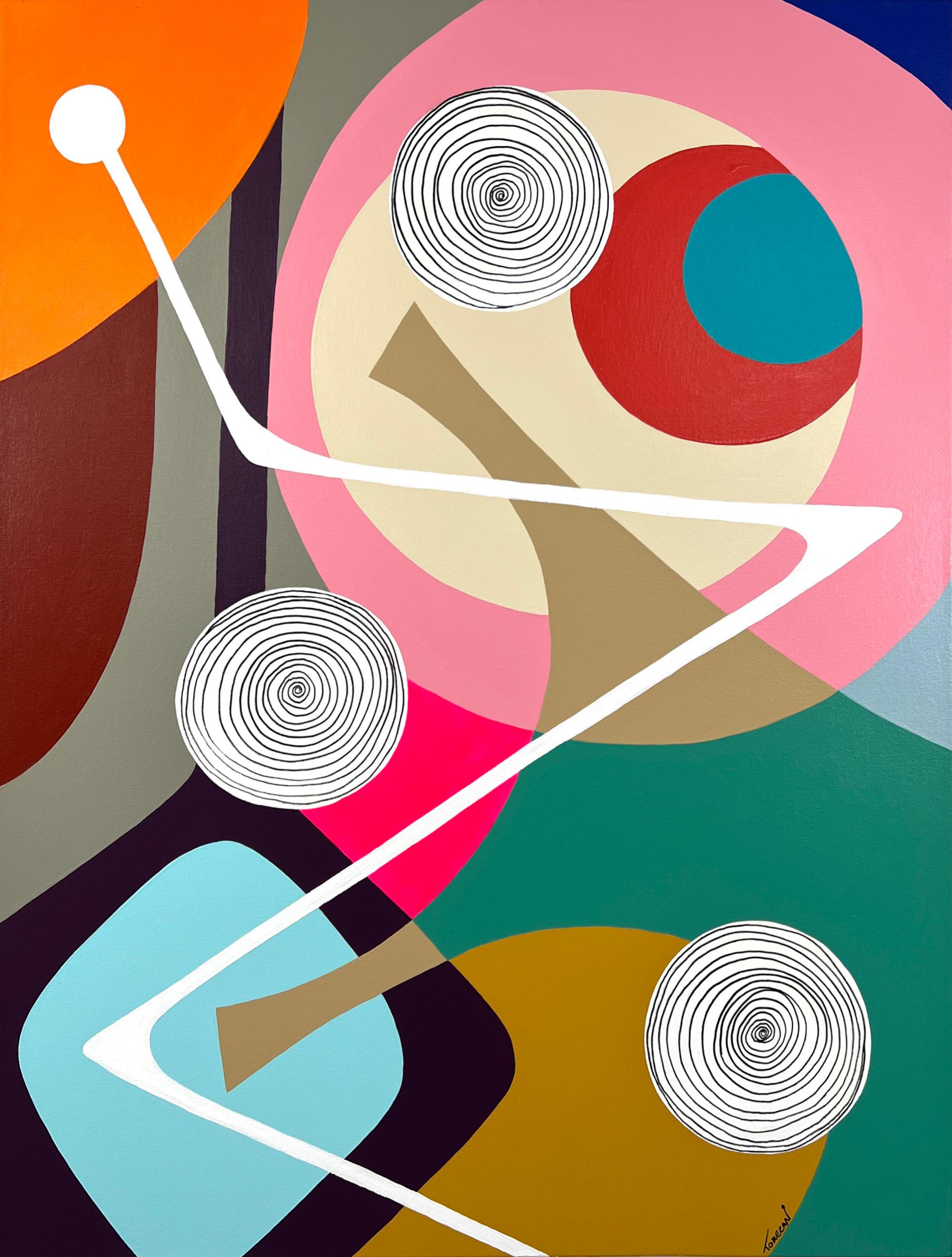 Amauri Torezan Abstract Painting - Proximity 17