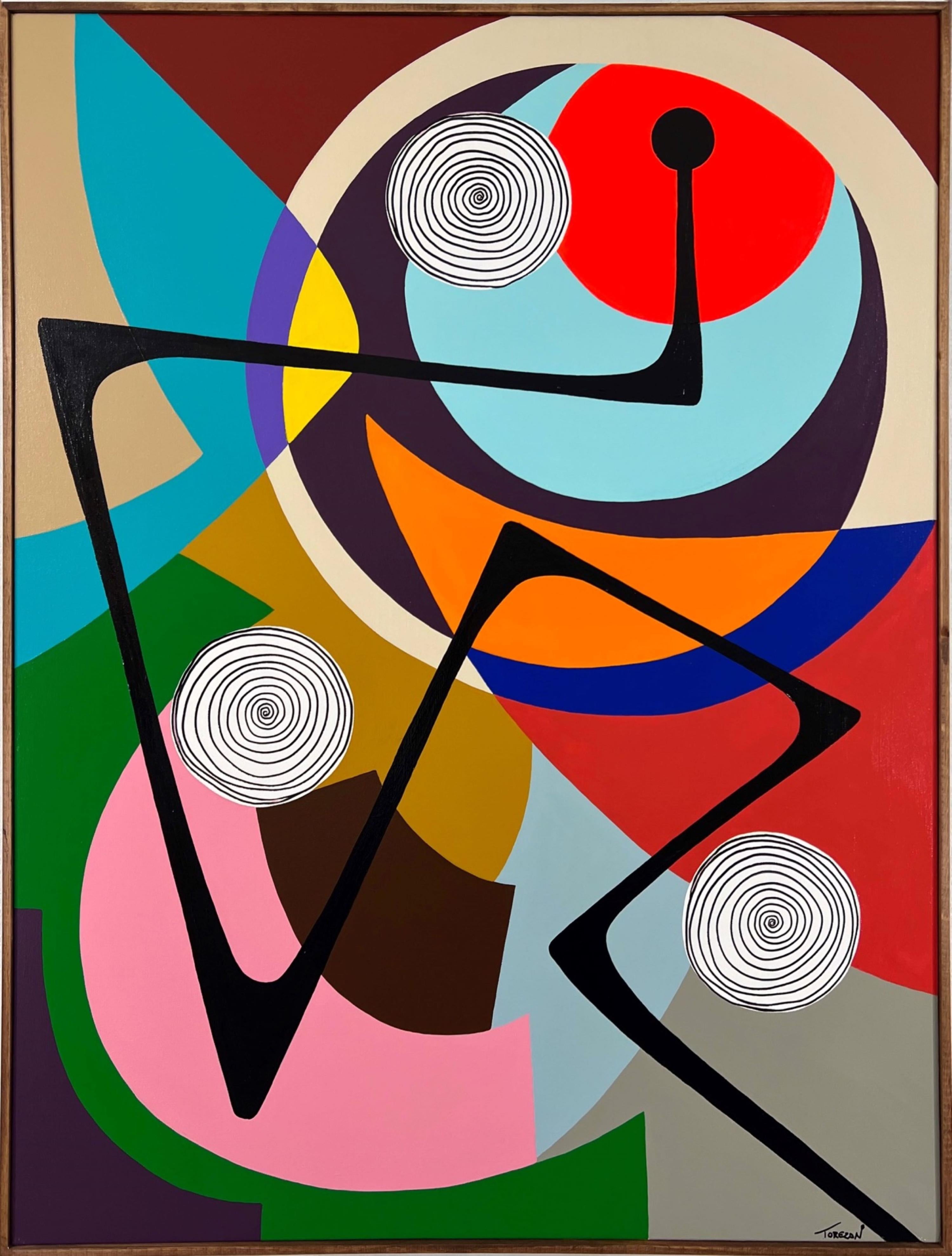 Amauri Torezan Abstract Painting - Proximity N18