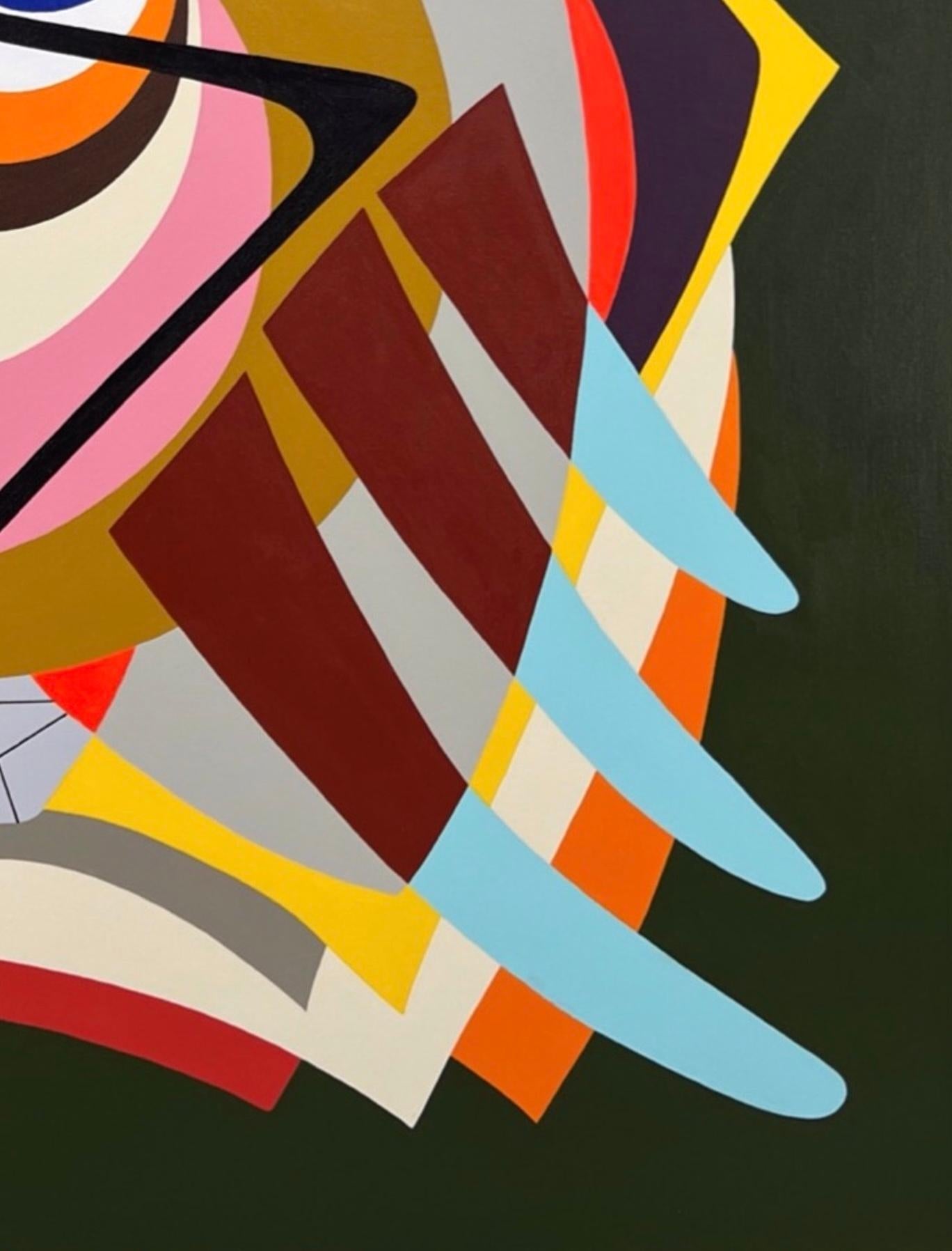 Solana Star - Abstract Painting Beige di Amauri Torezan