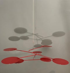 Serenité rouge (sculpture abstraite)