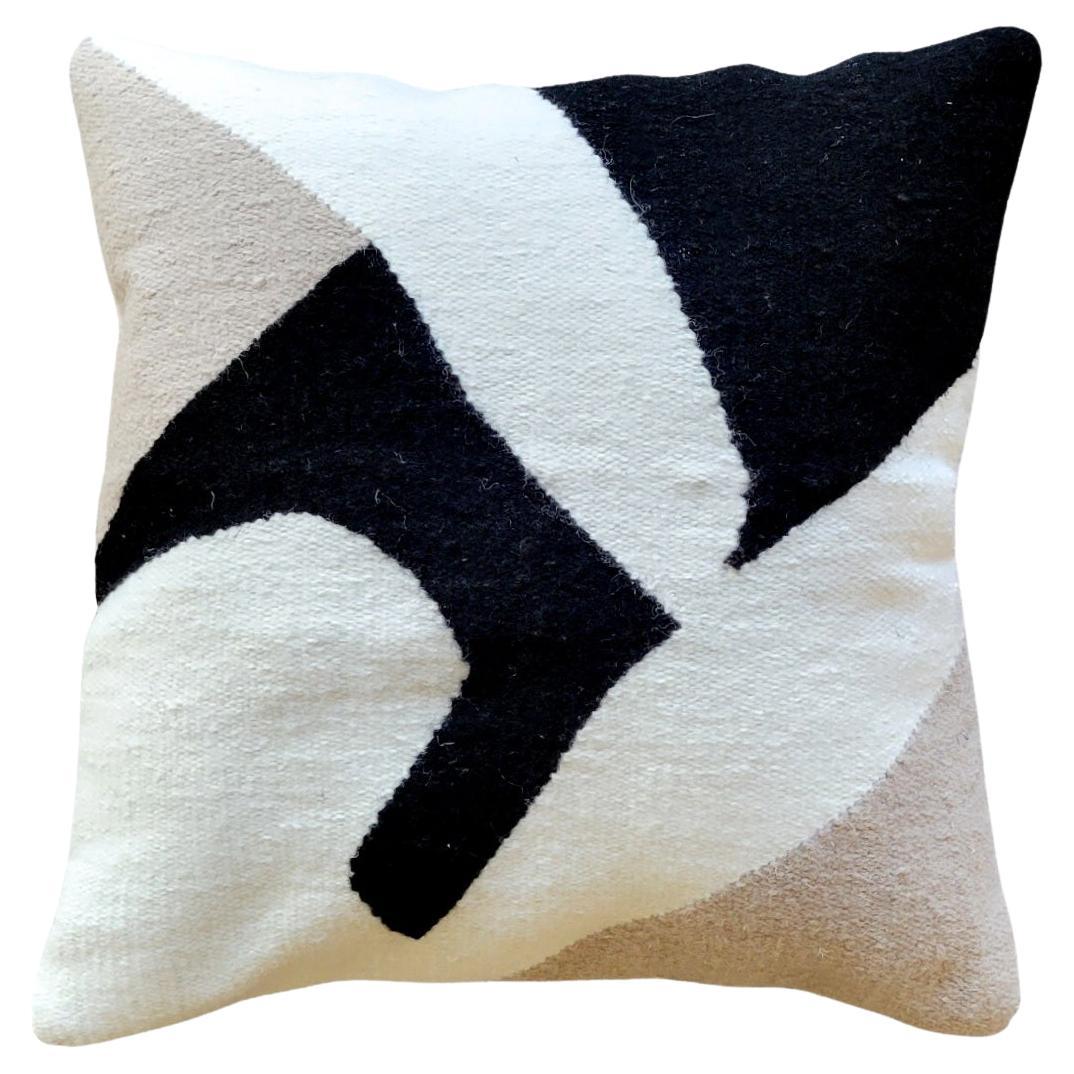 Amaya Handwoven Wool Throw Pillow Cover For Sale