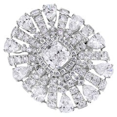 Amayra Radiance Diamond Ring (9.80 ct Diamonds ) in White Gold