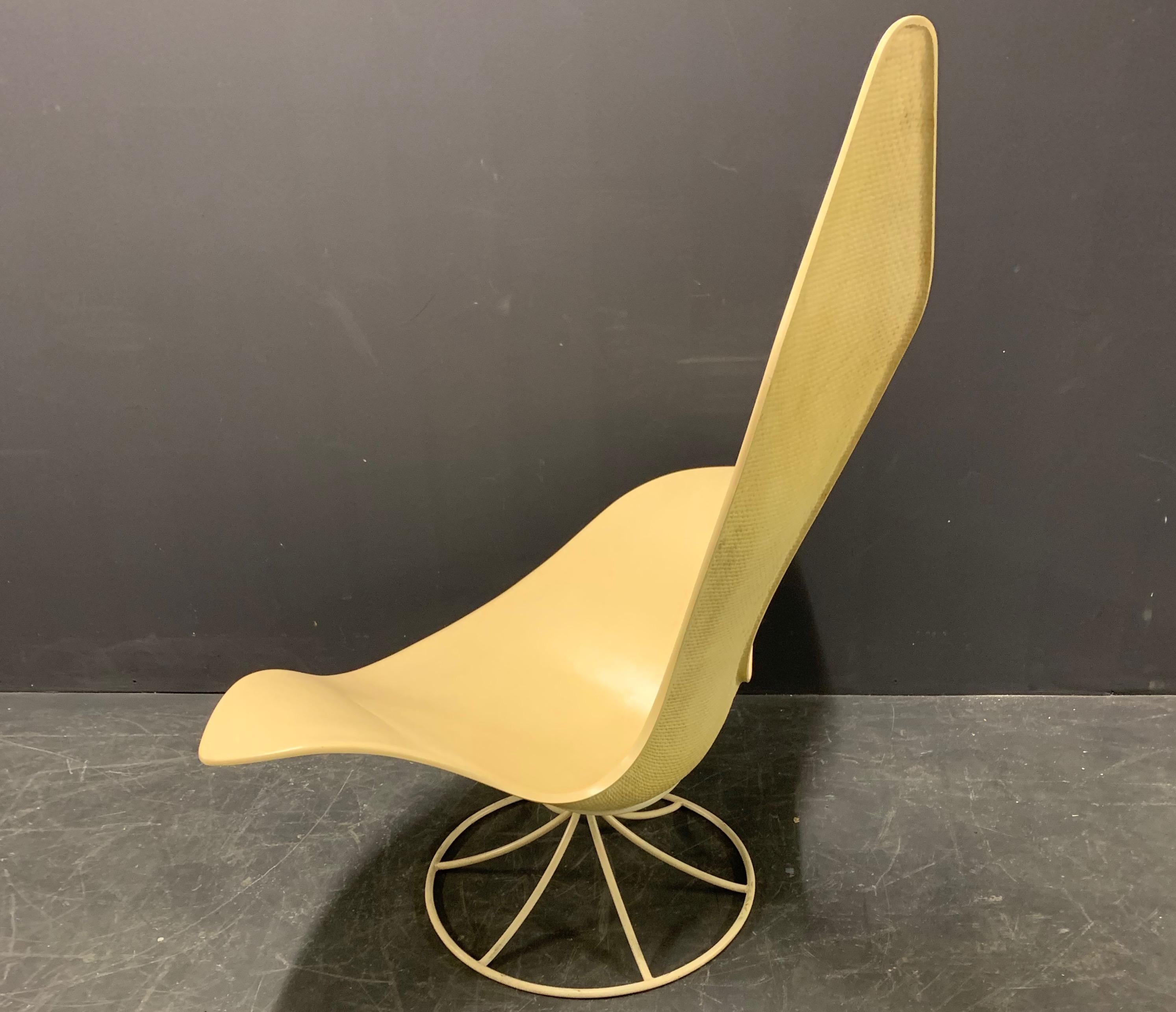 Erstaunlicher 120-LF Tulip Lounge Chair von Erwin und Estelle Laverne im Zustand „Gut“ in Munich, DE