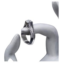Used Amazing 14k White Gold Engagement Ring with 2.01ct. Diamonds