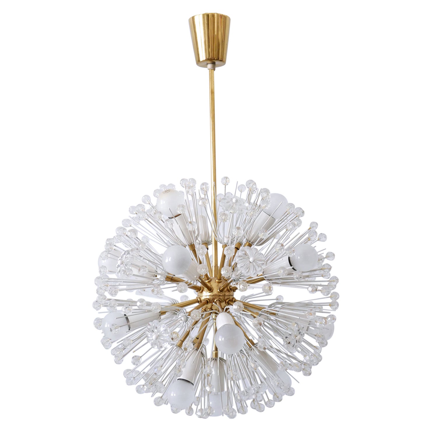 Incroyable lustre à 17 Lights Dandelion par Emil Stejnar pour Rupert Nikoll années 50